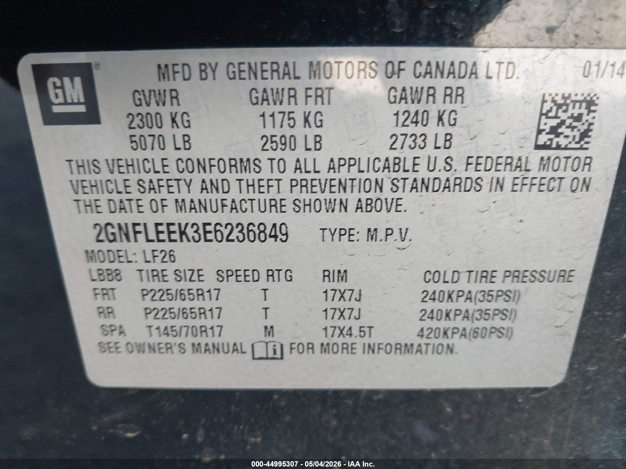 CHEVROLET EQUINOX image 9
