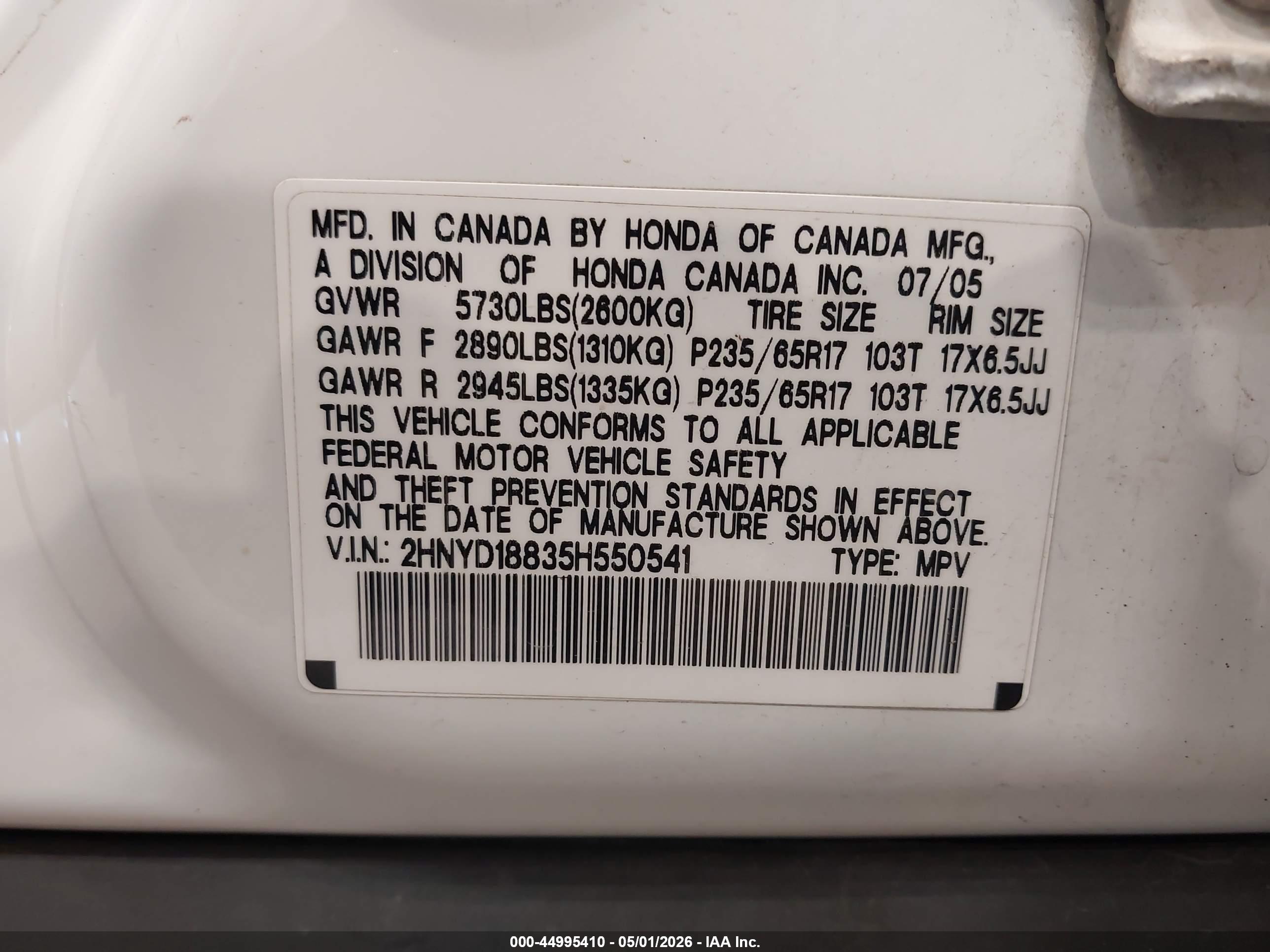 ACURA MDX image 9