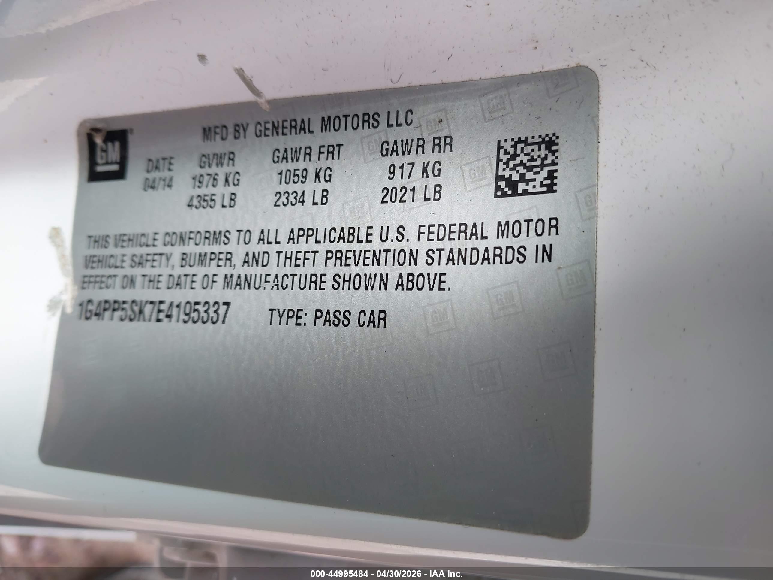 BUICK VERANO image 9