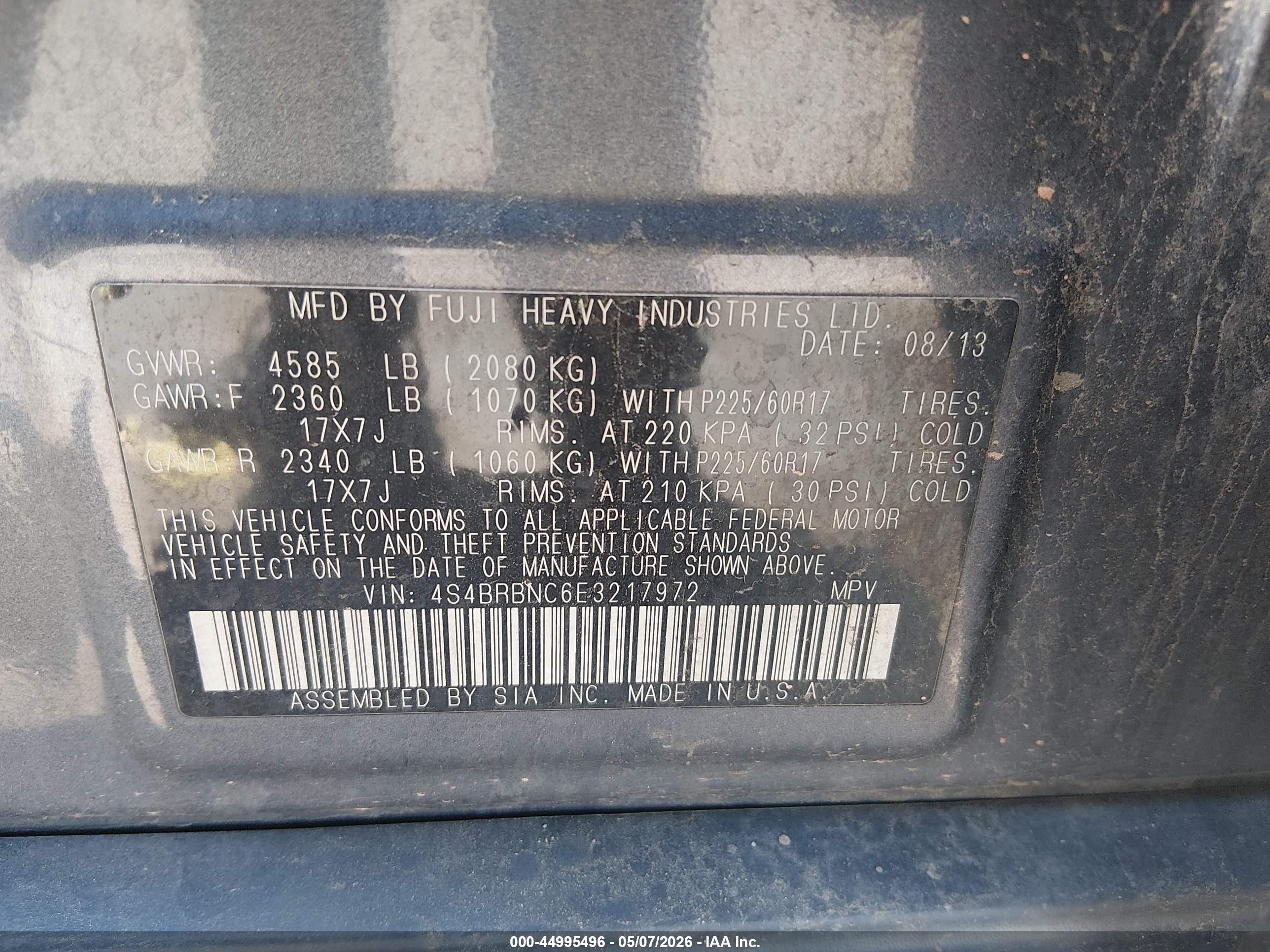 SUBARU OUTBACK image 9