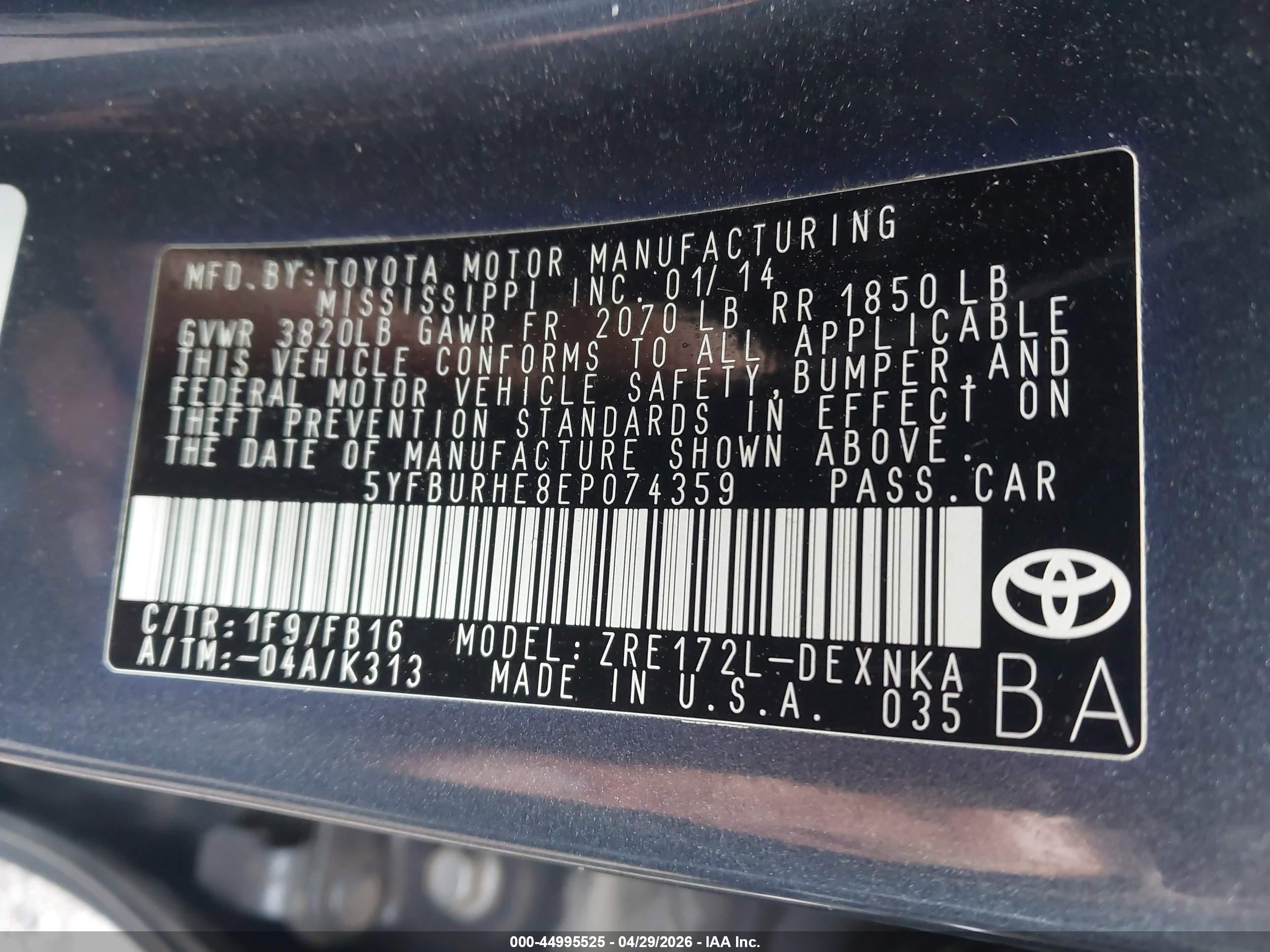TOYOTA COROLLA image 9
