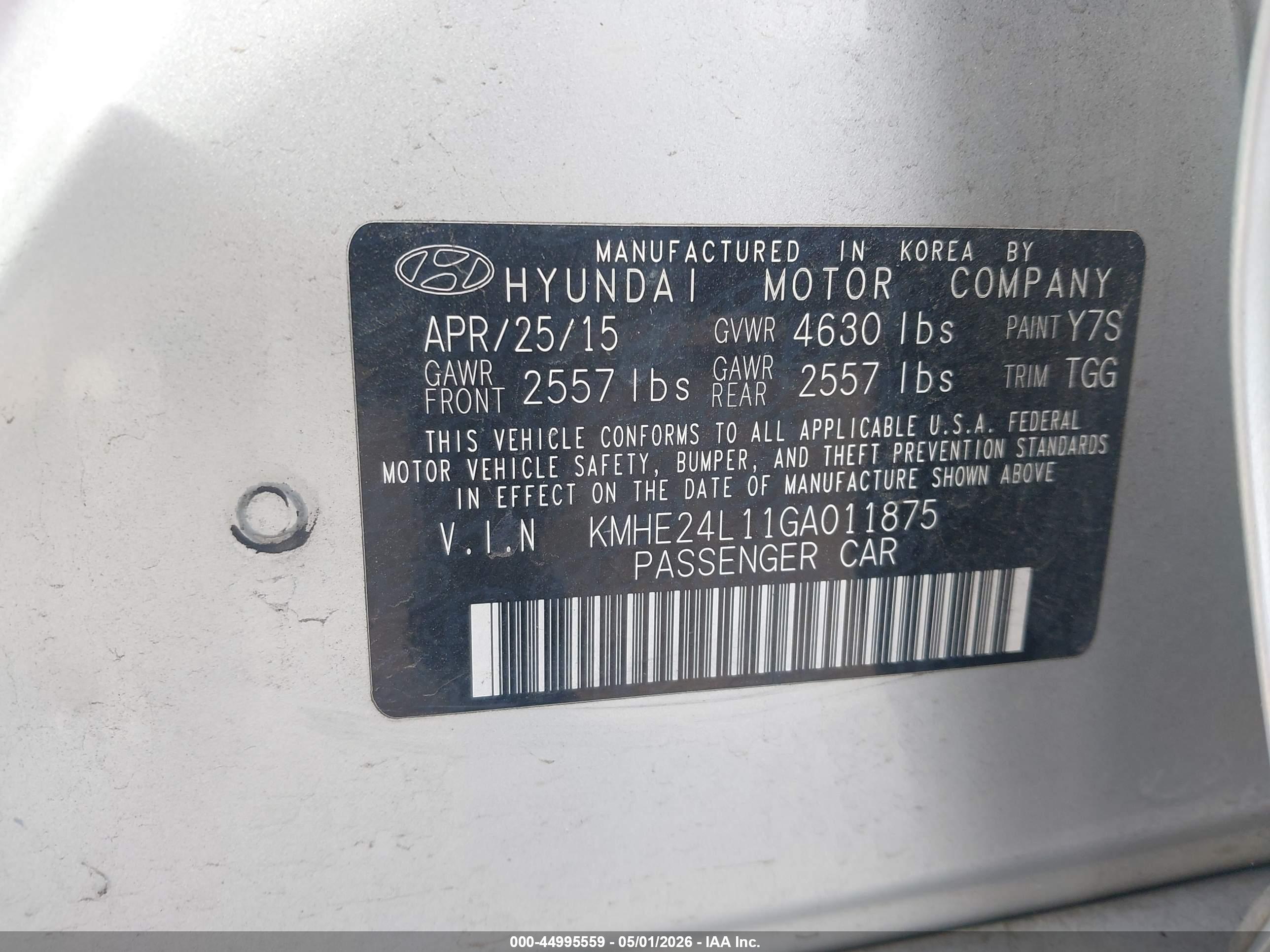 HYUNDAI SONATA image 9