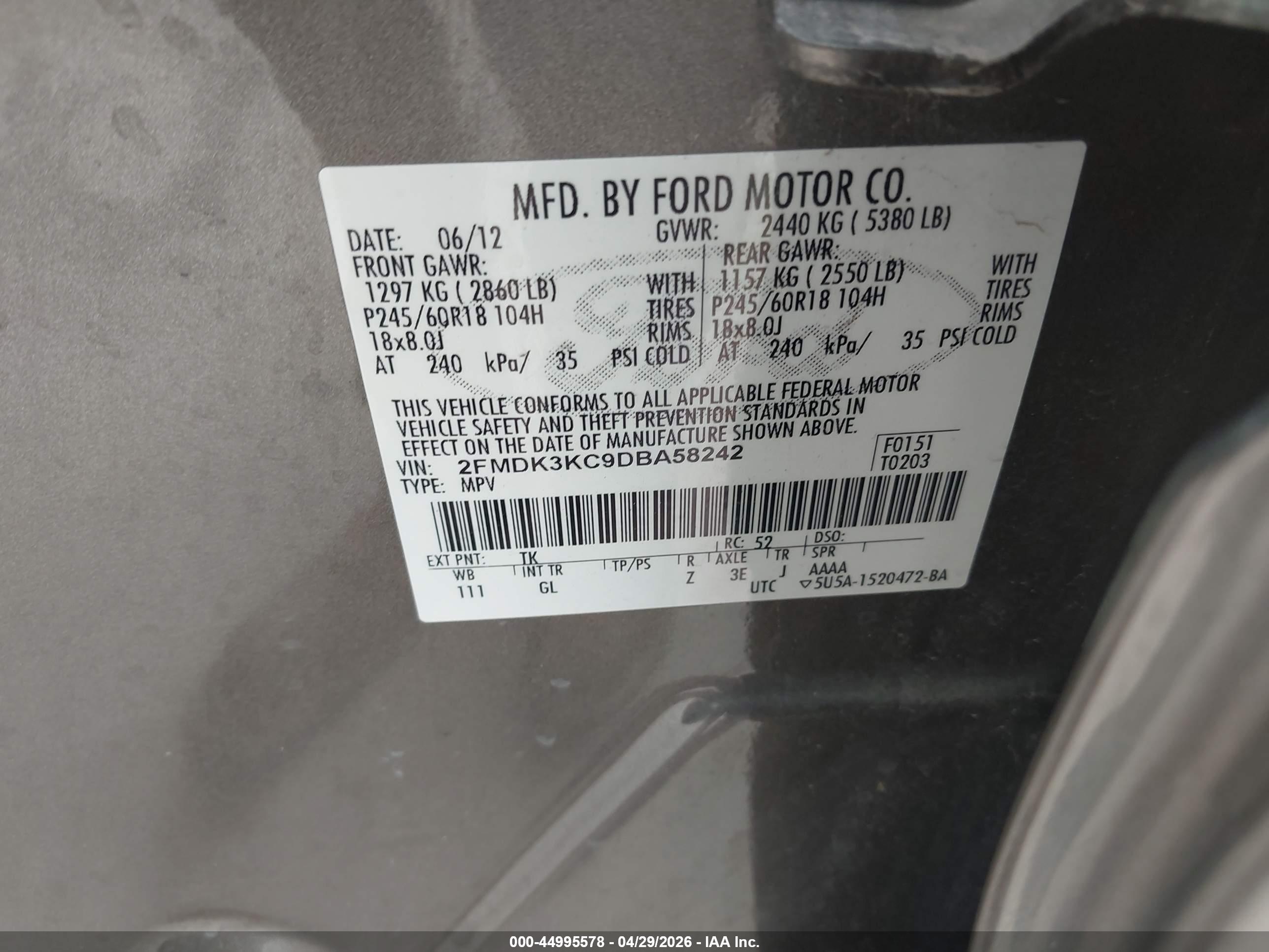 FORD EDGE image 9