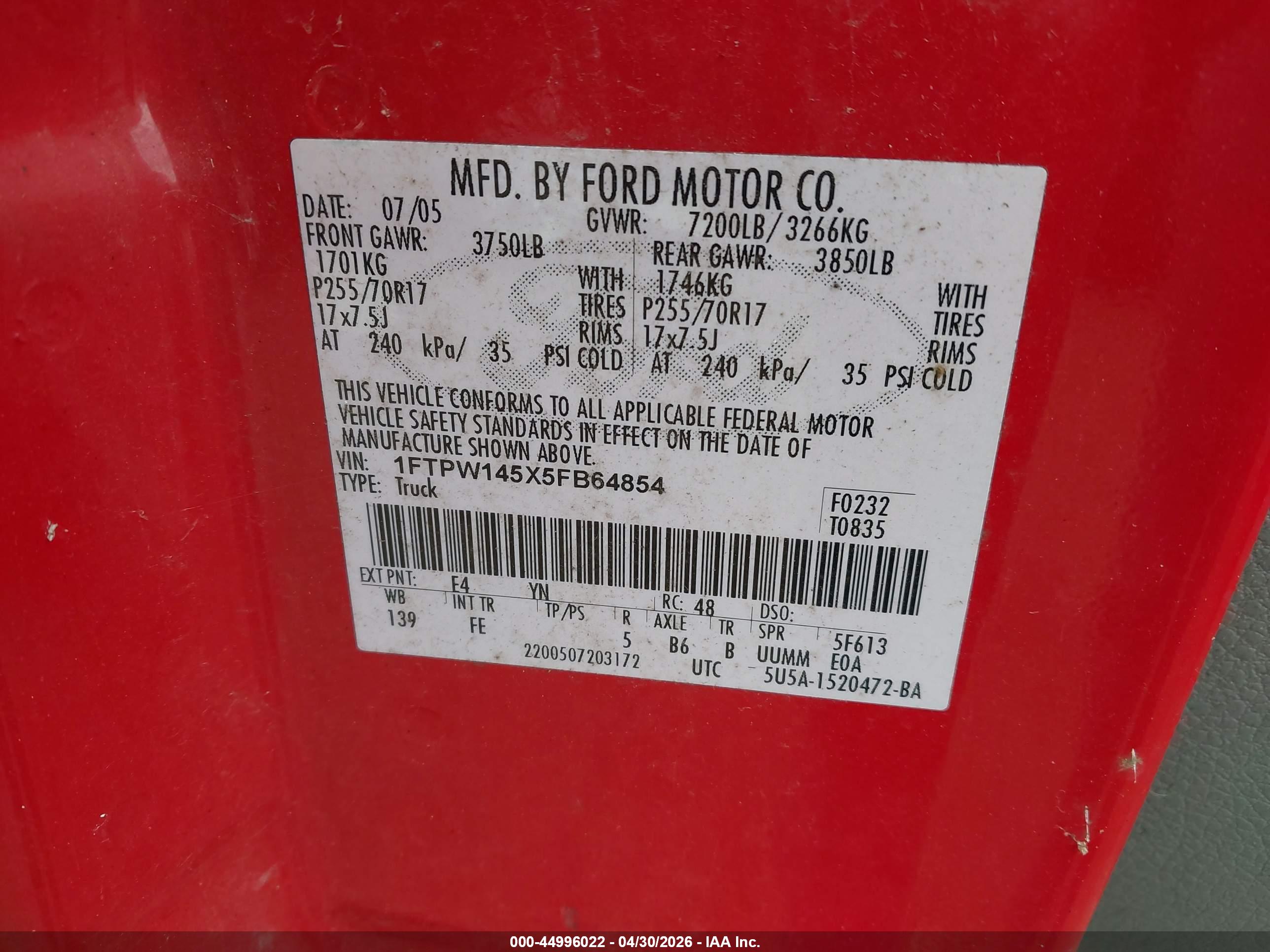 FORD F-150 image 9