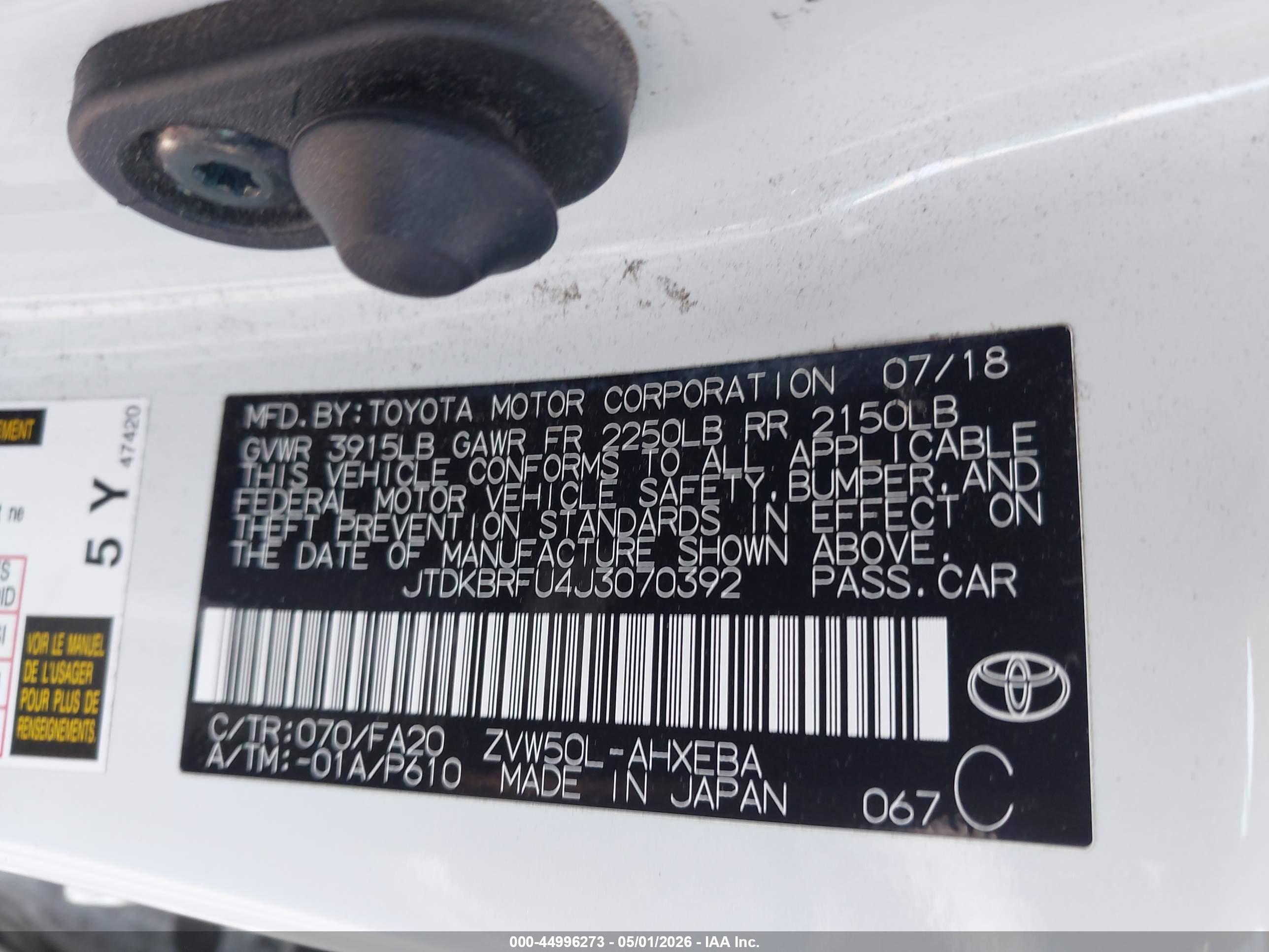 TOYOTA PRIUS image 9