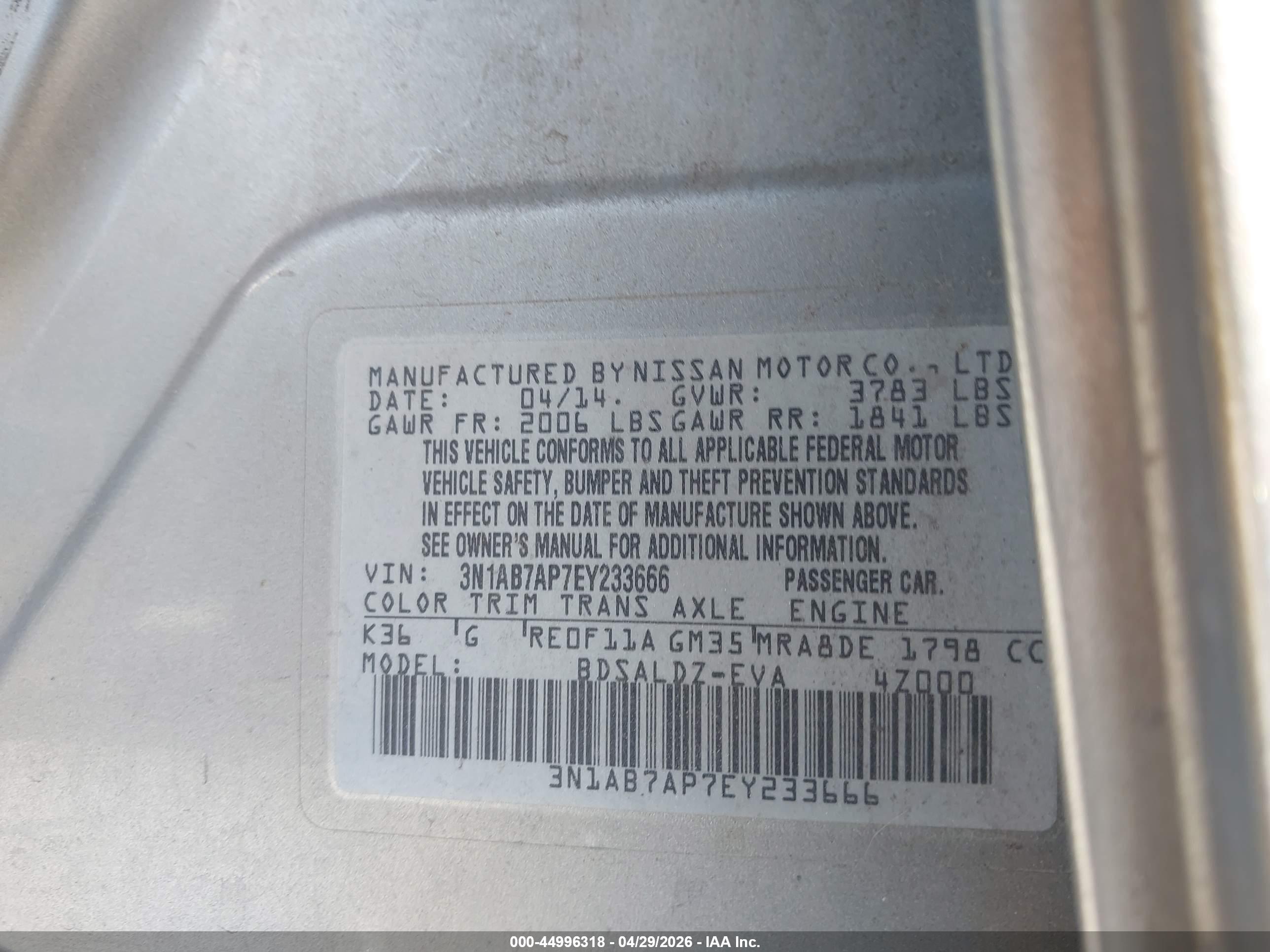 NISSAN SENTRA image 9