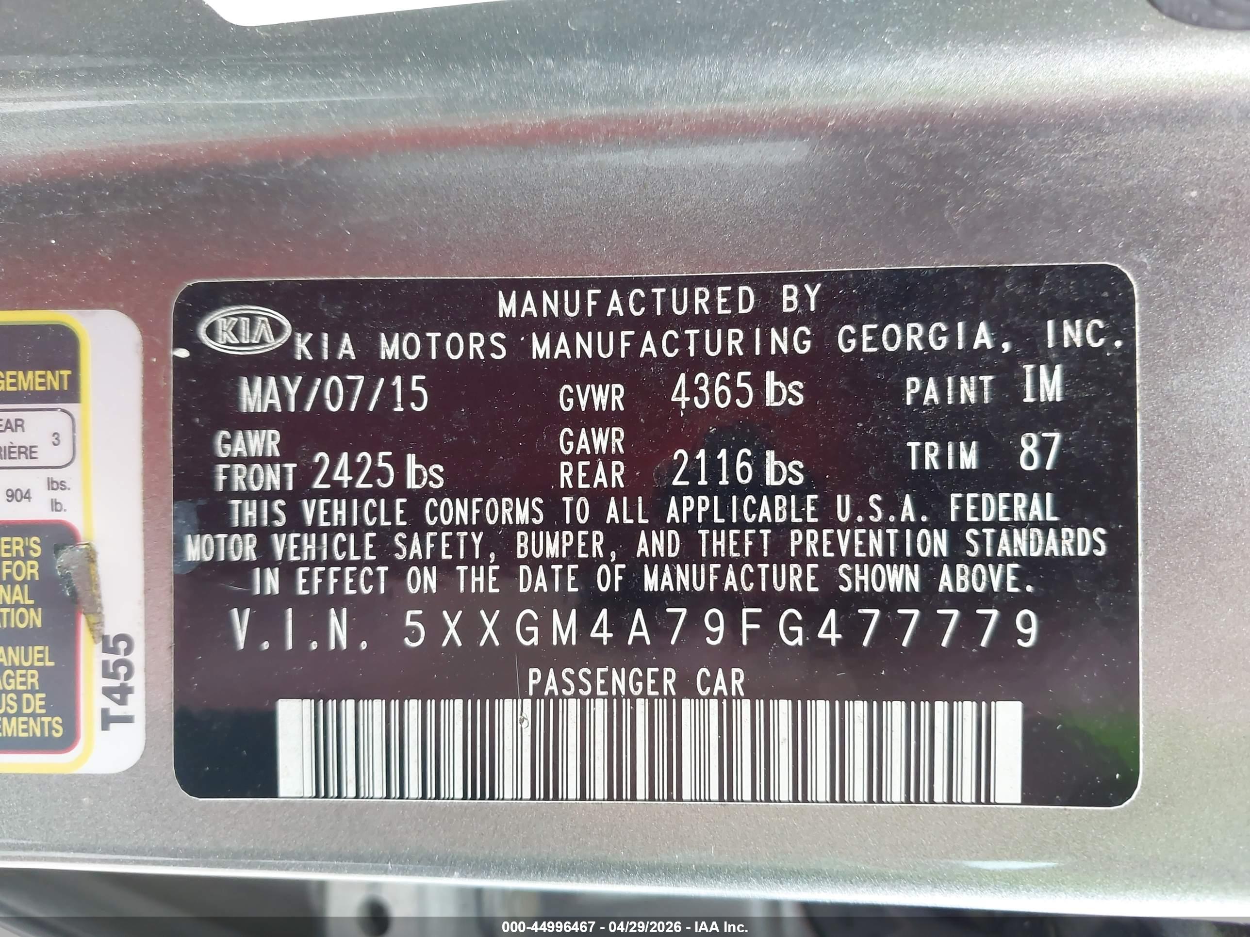 KIA OPTIMA image 9