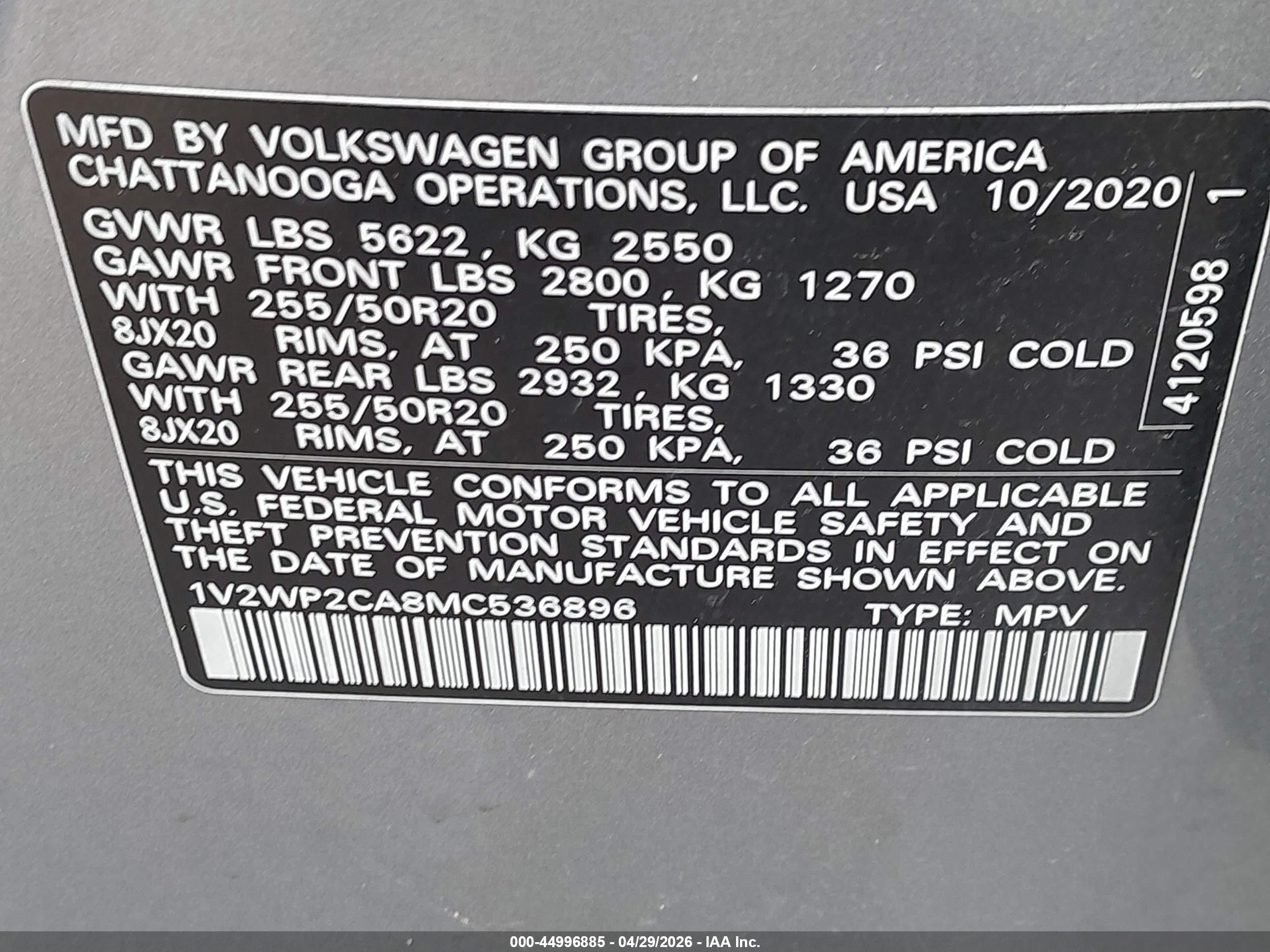 VOLKSWAGEN ATLAS image 9