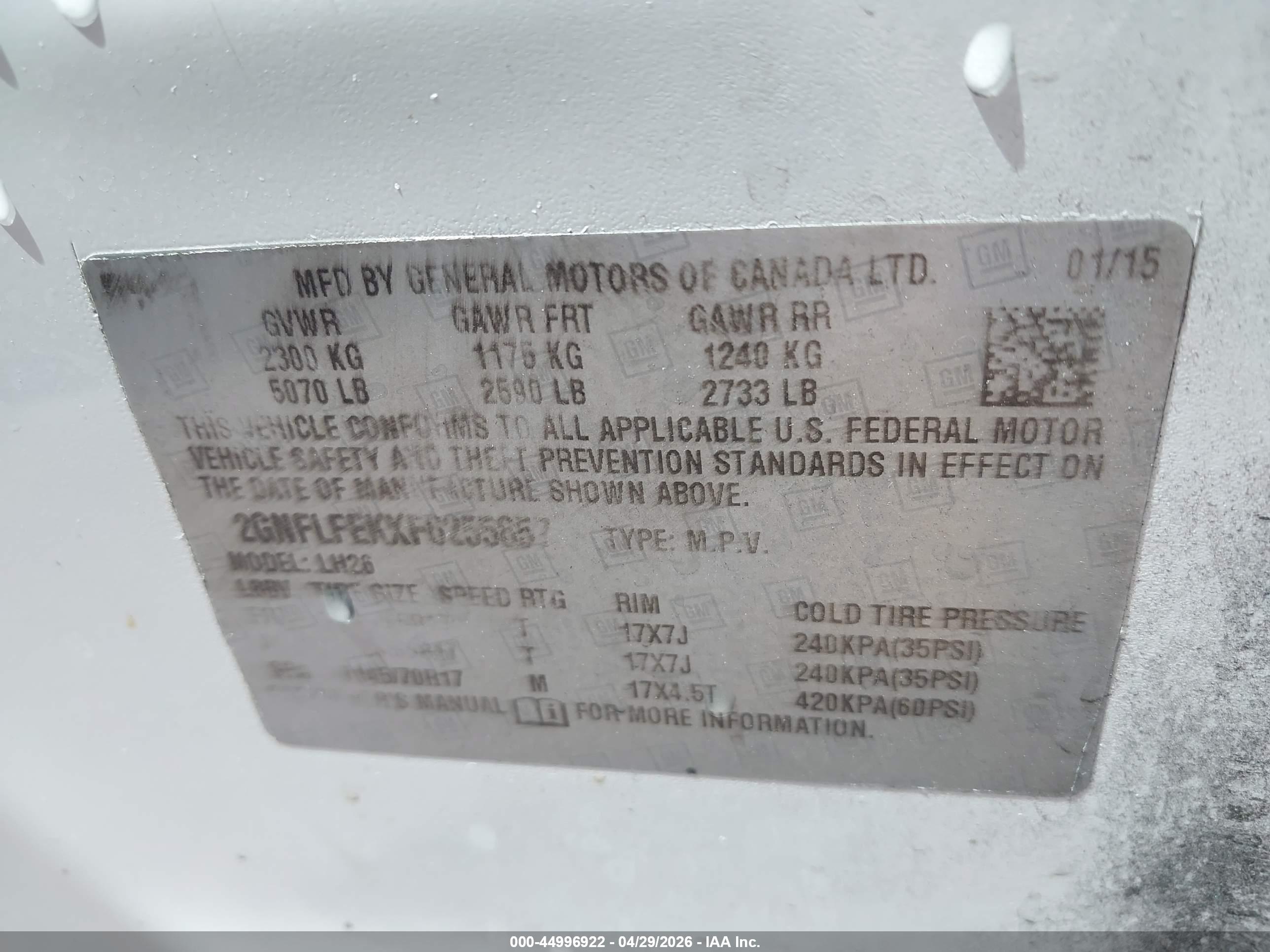 CHEVROLET EQUINOX image 9