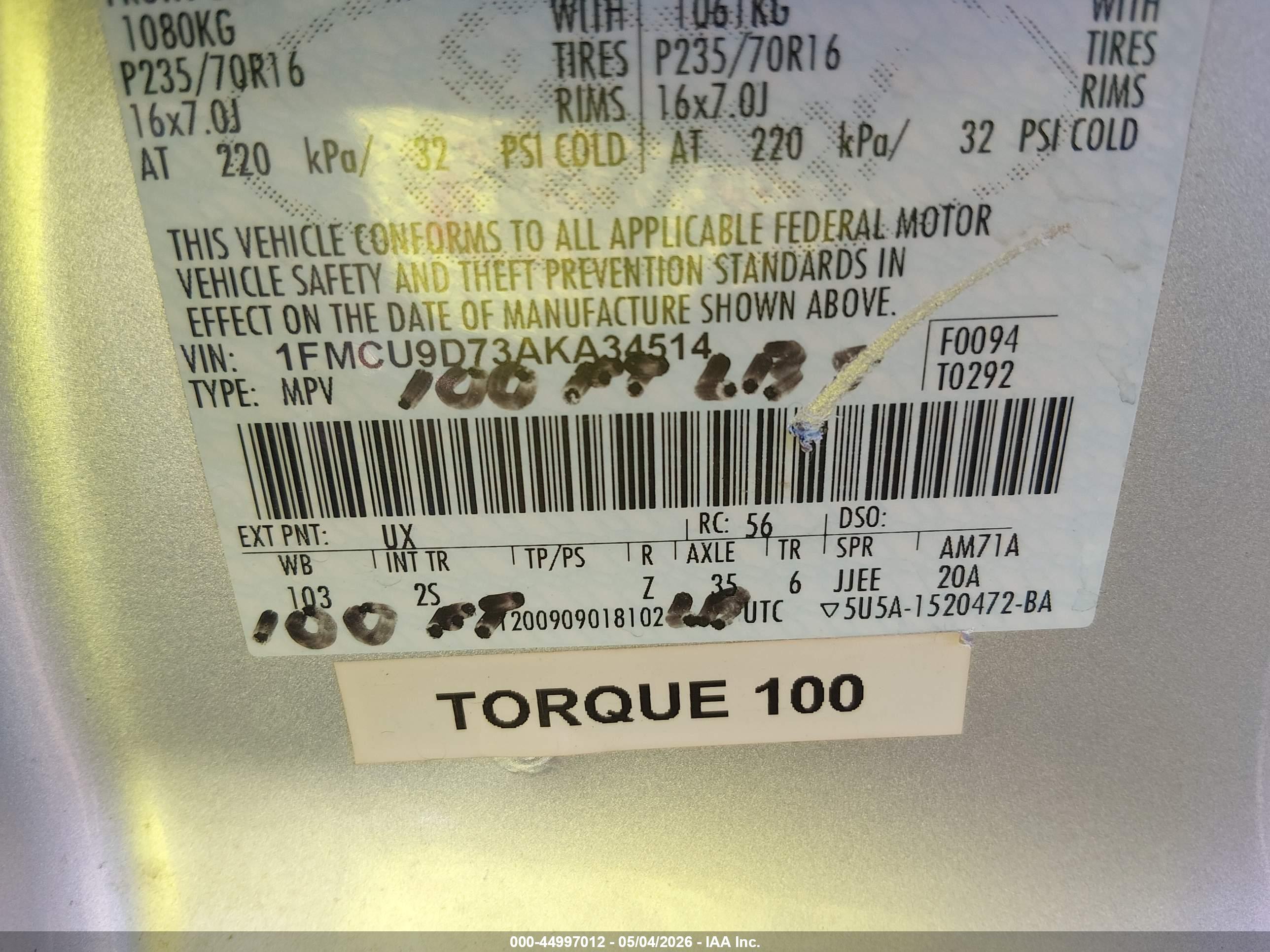 FORD ESCAPE image 9