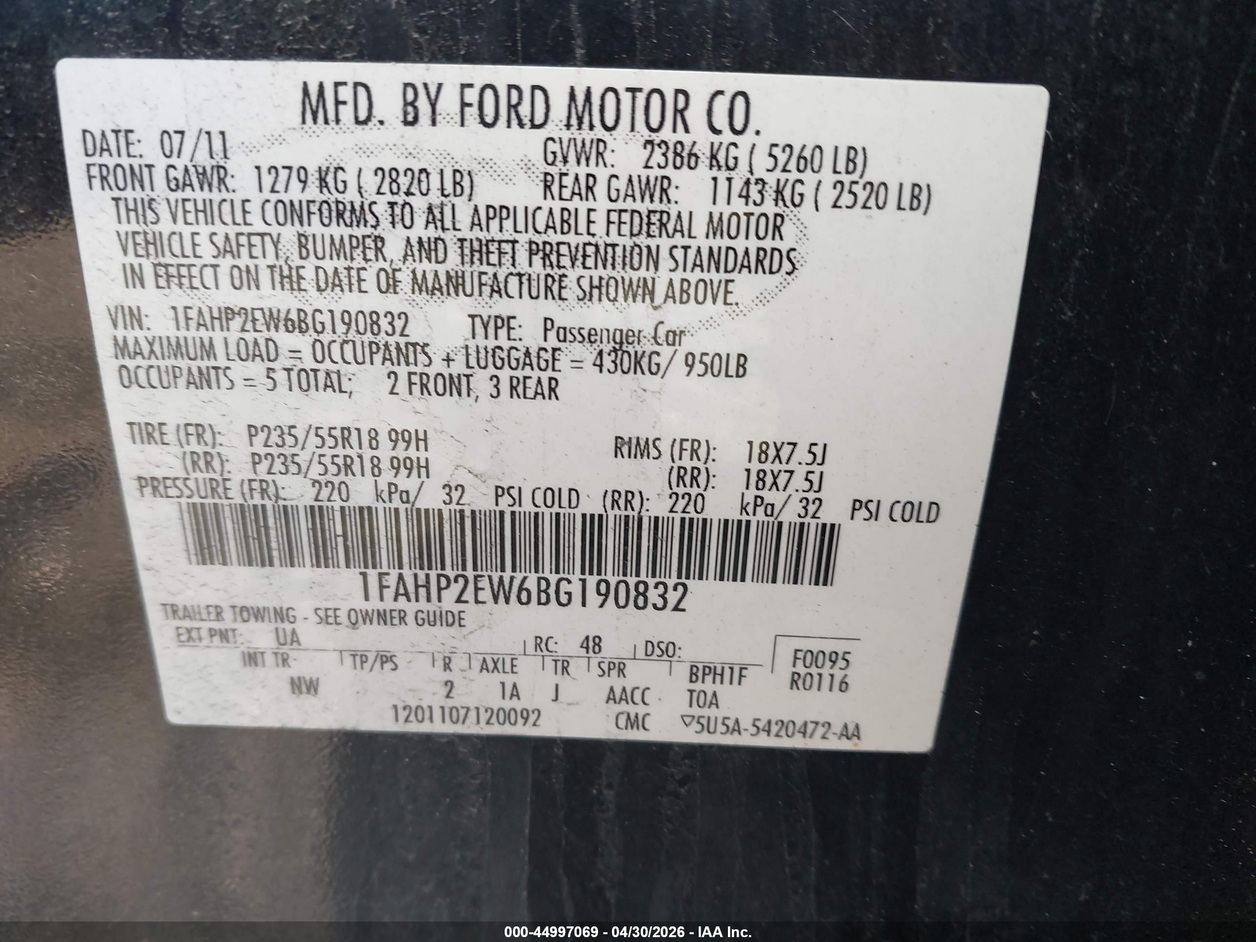 FORD TAURUS image 9