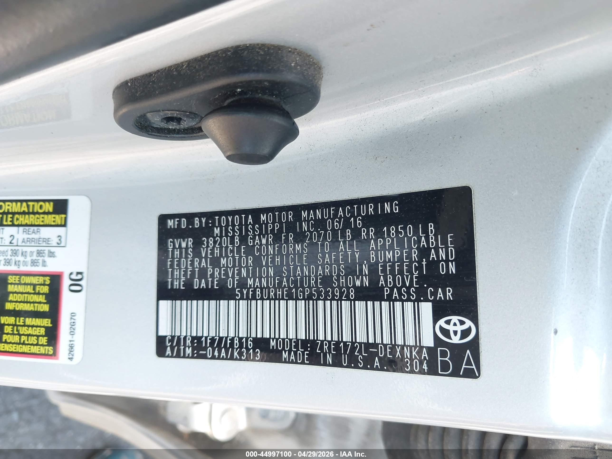 TOYOTA COROLLA image 9