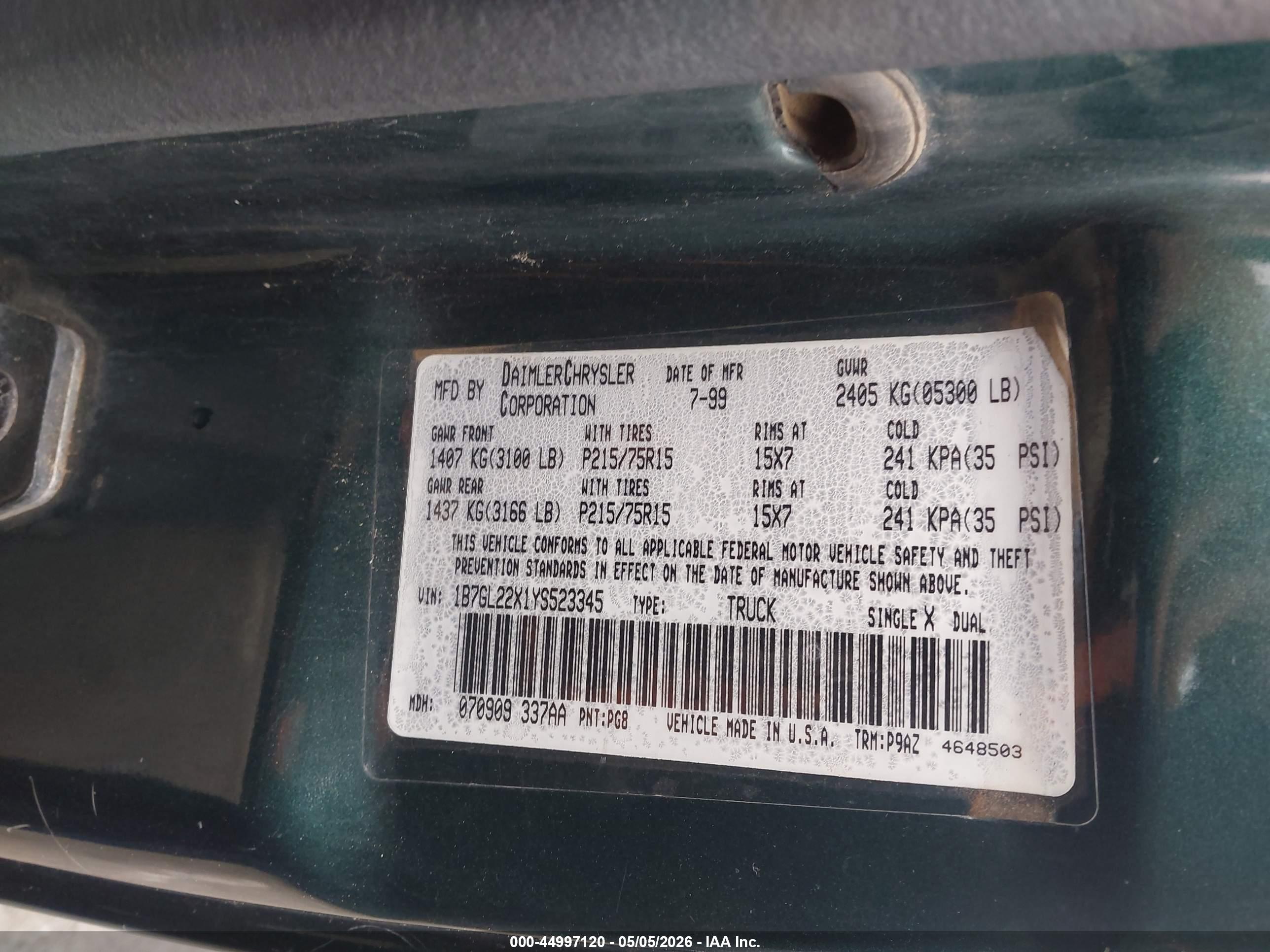 DODGE DAKOTA image 9