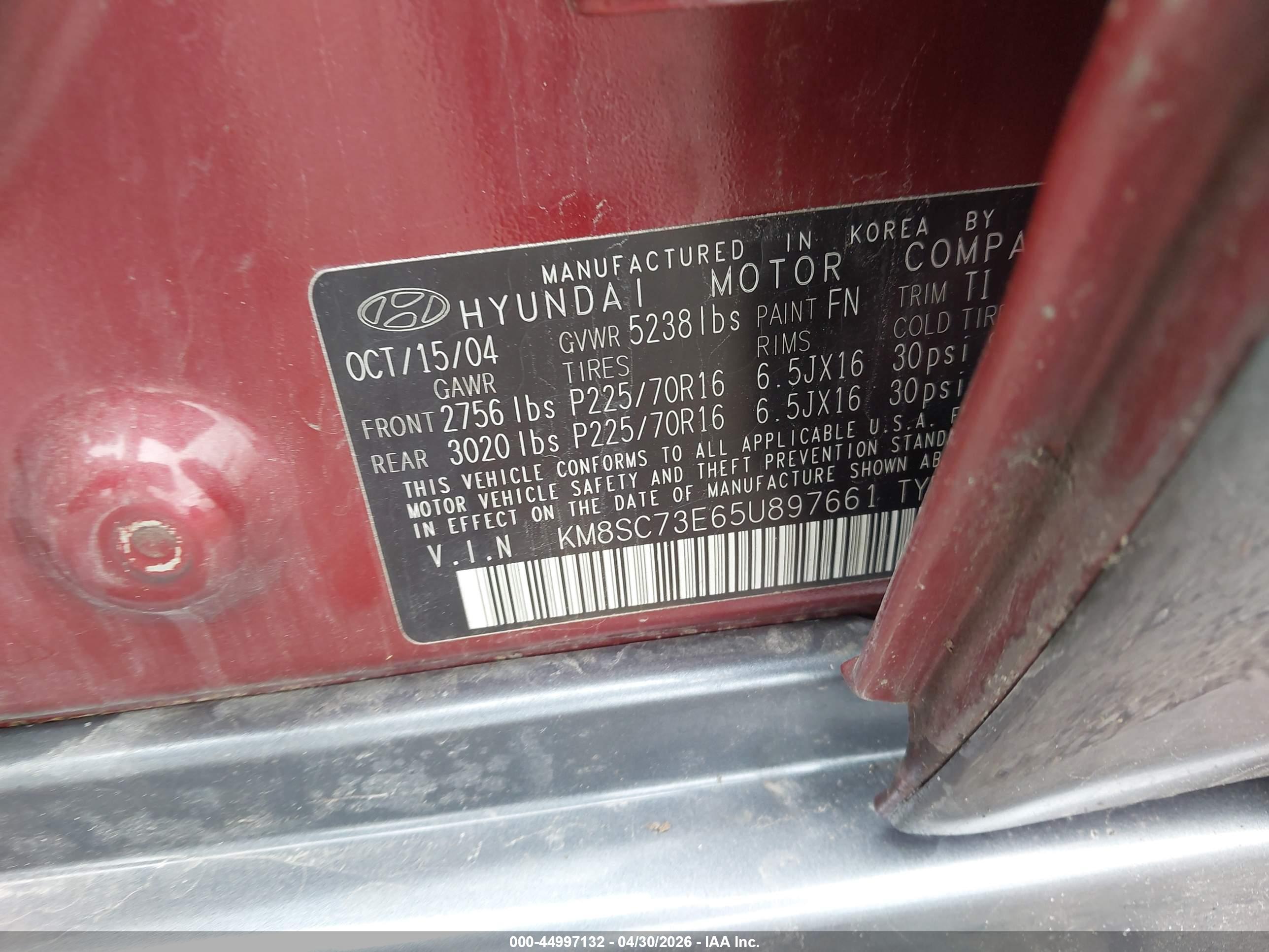 HYUNDAI SANTA image 9