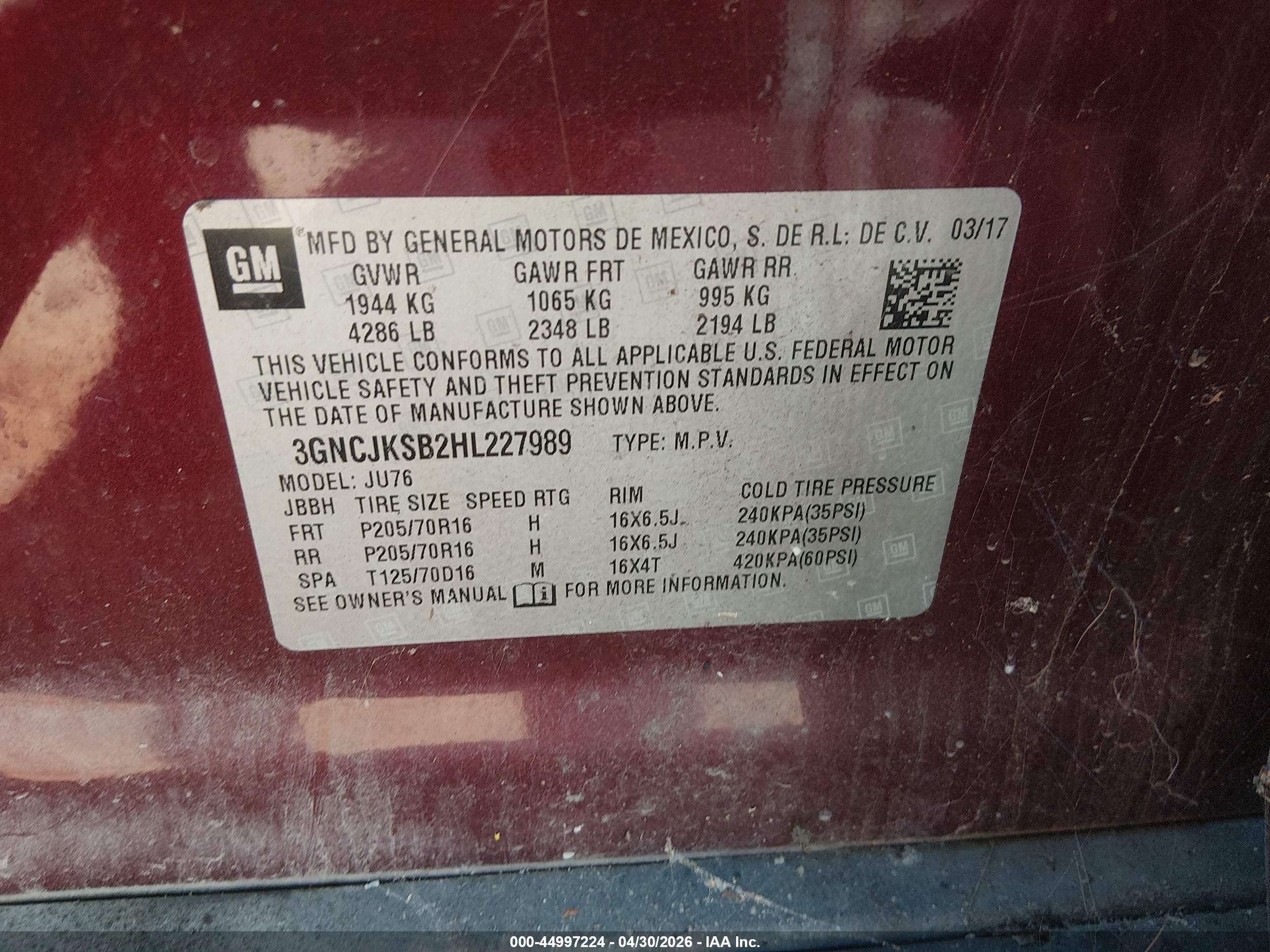 CHEVROLET TRAX image 9