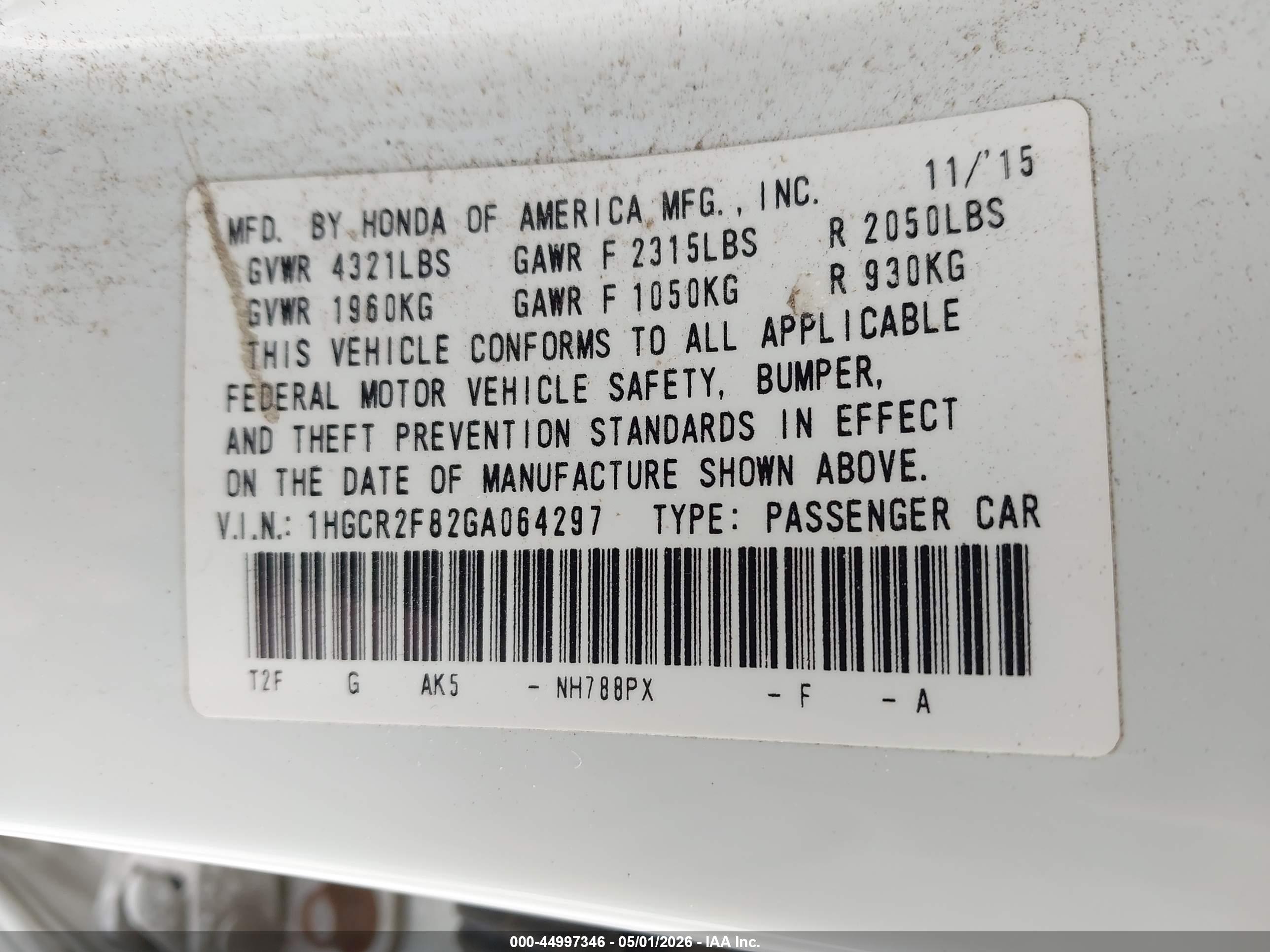 HONDA ACCORD image 9