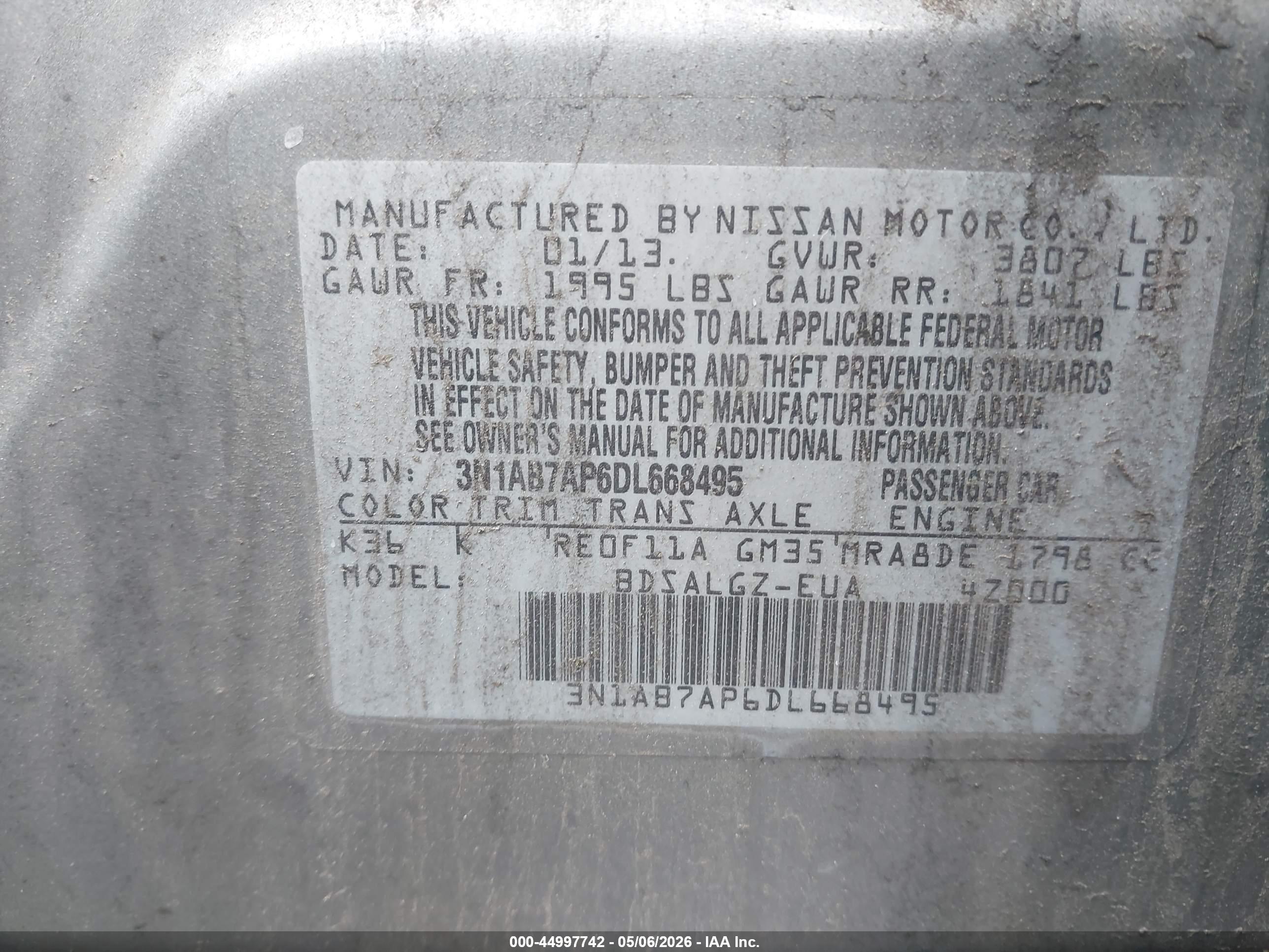 NISSAN SENTRA image 9