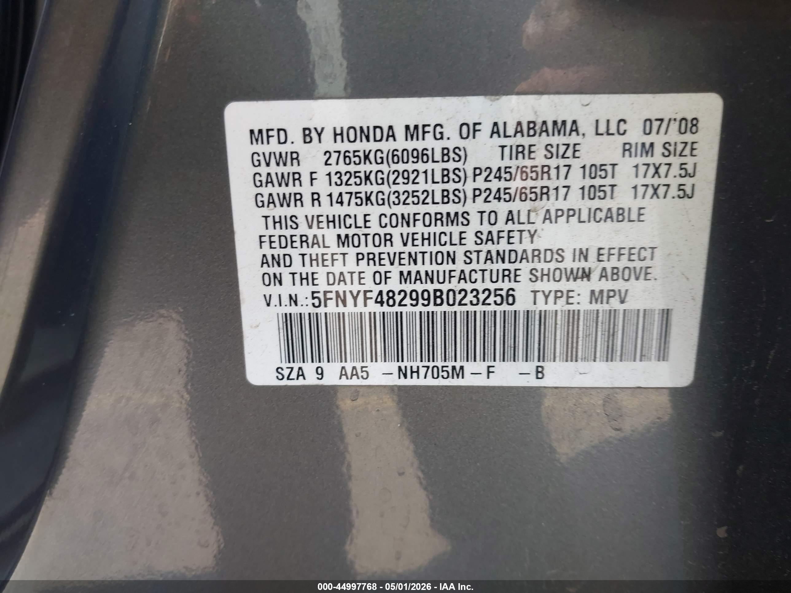 HONDA PILOT image 9