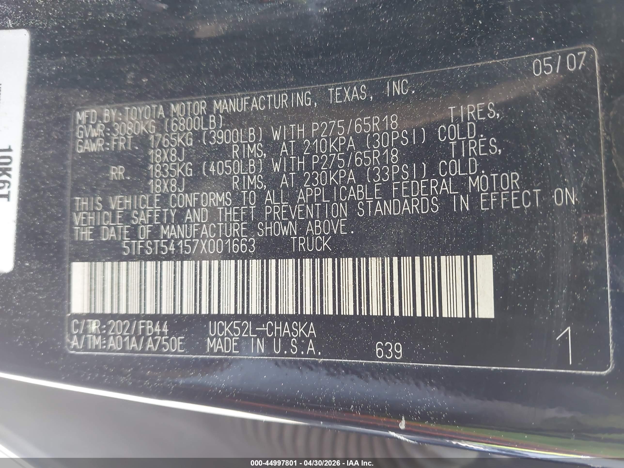 TOYOTA TUNDRA image 9