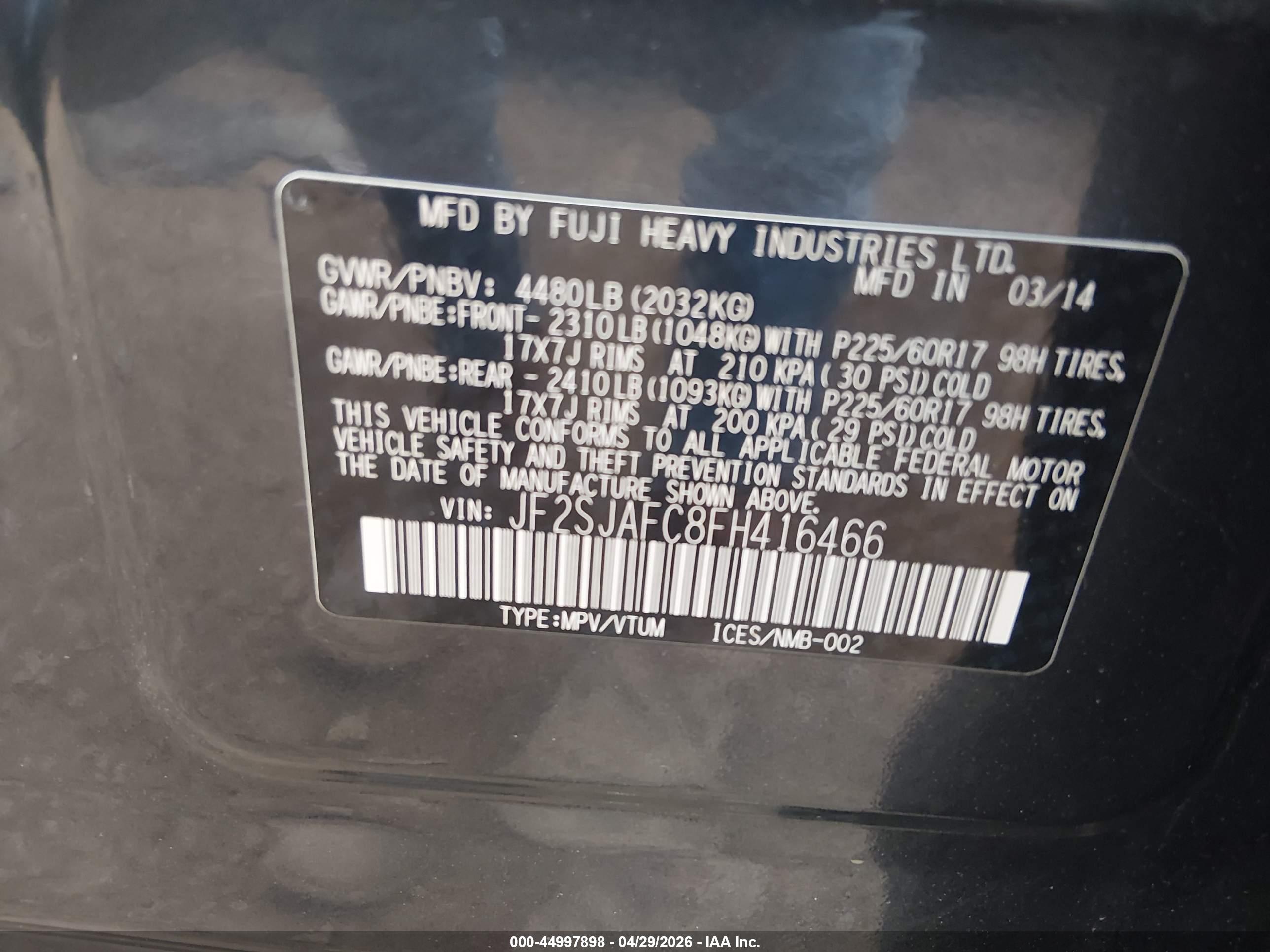 SUBARU FORESTER image 9