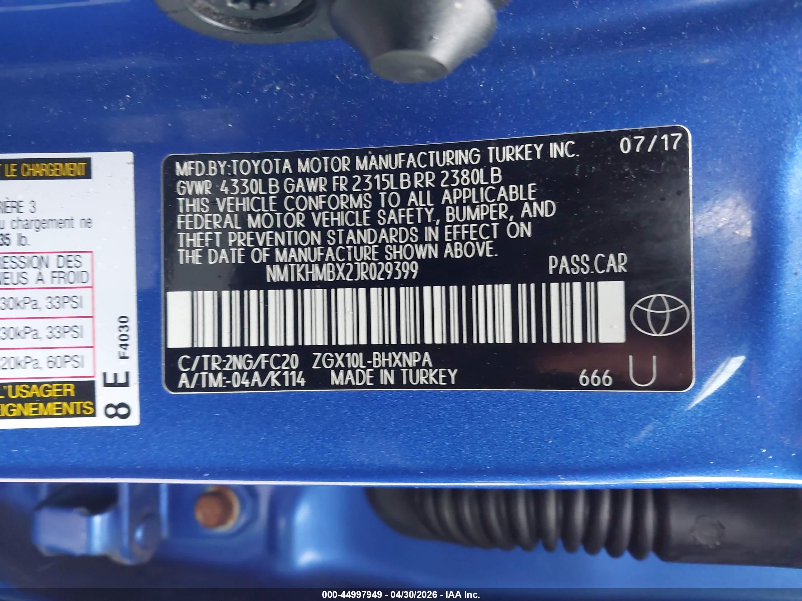 TOYOTA C-HR image 9