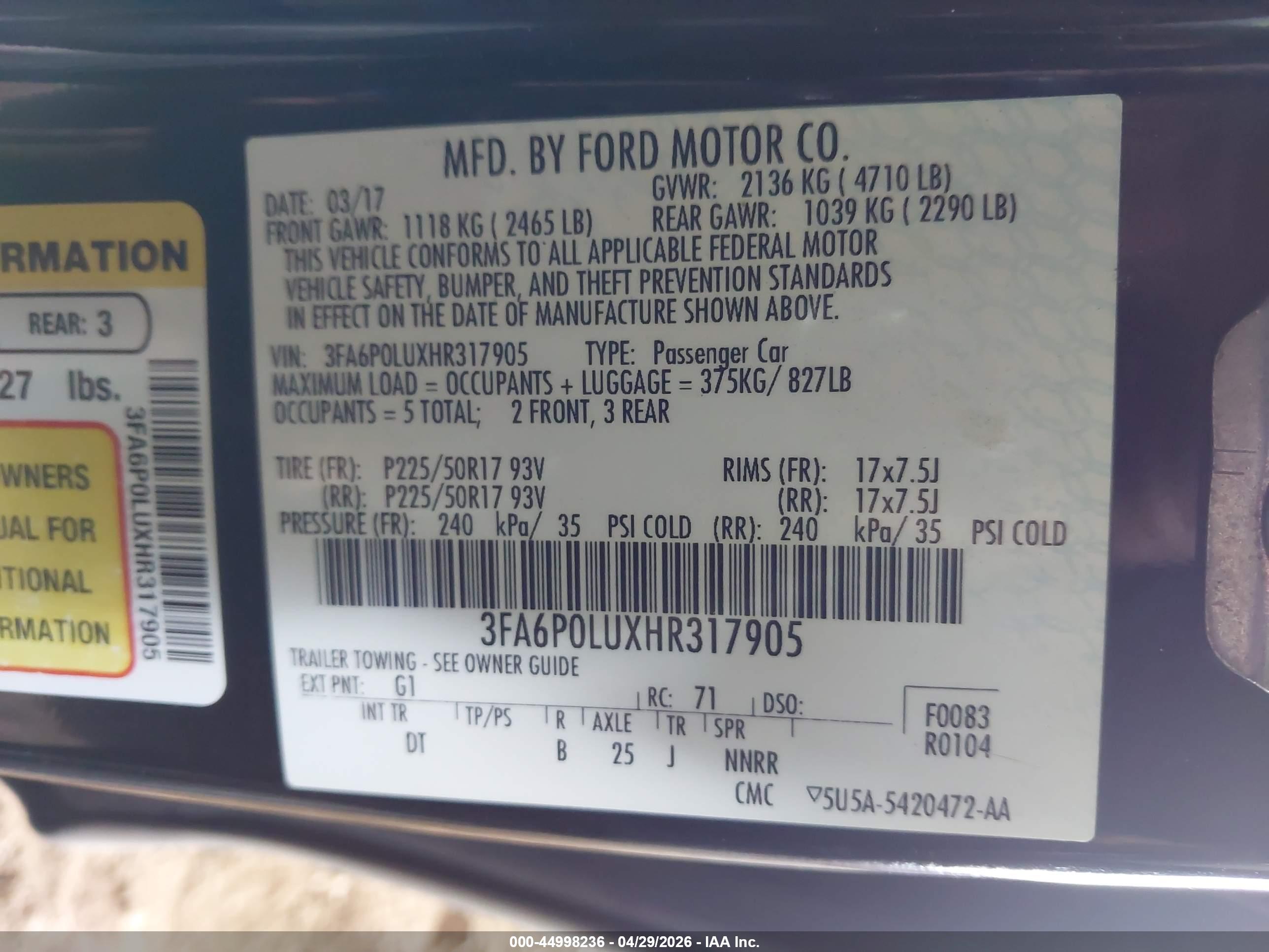 FORD FUSION image 9