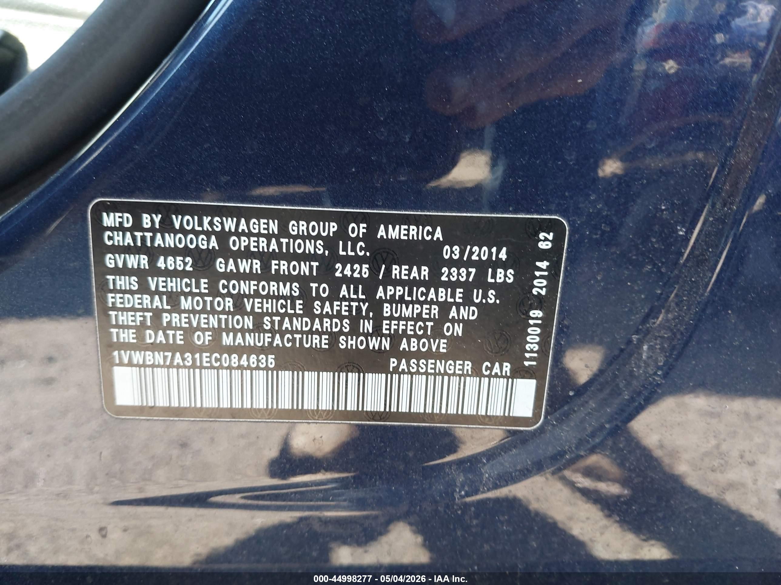 VOLKSWAGEN PASSAT image 9