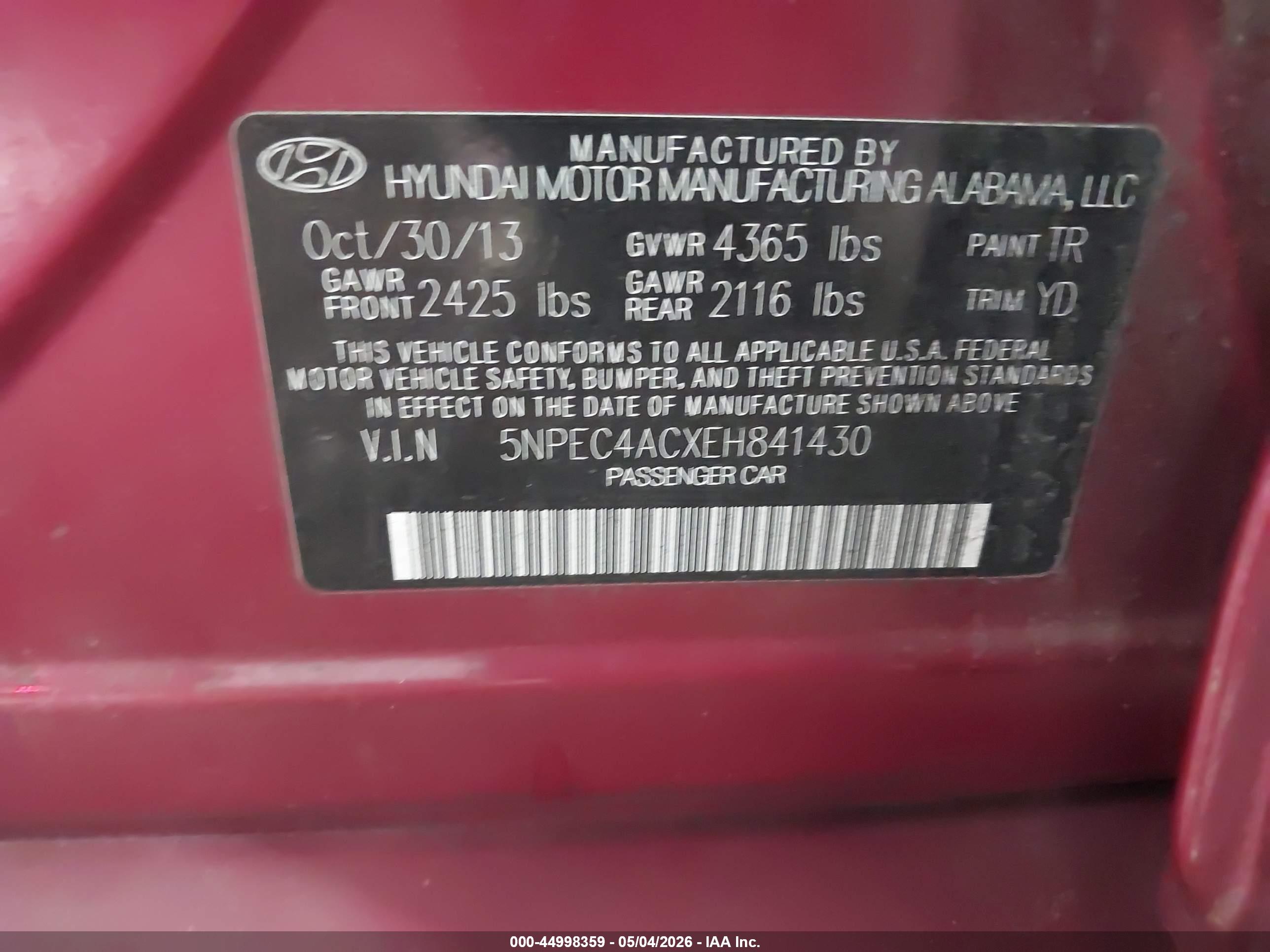 HYUNDAI SONATA image 9