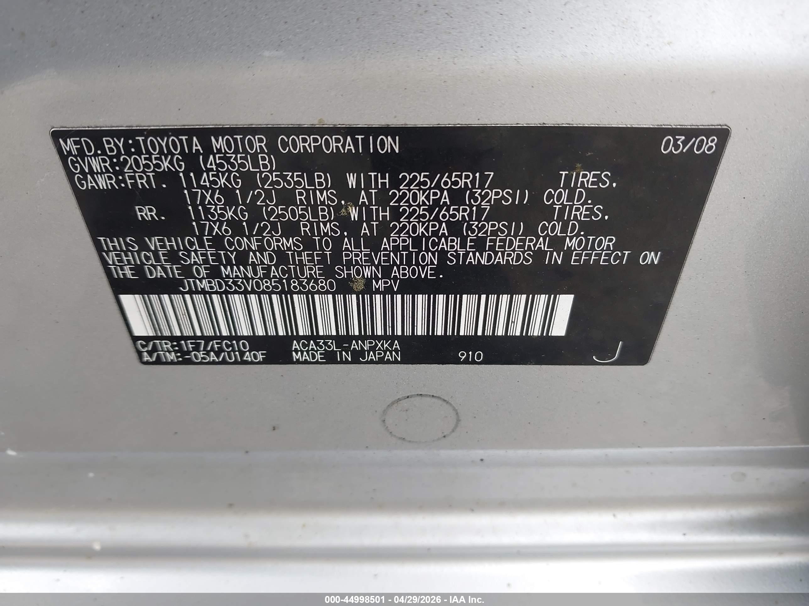 TOYOTA RAV4 image 9