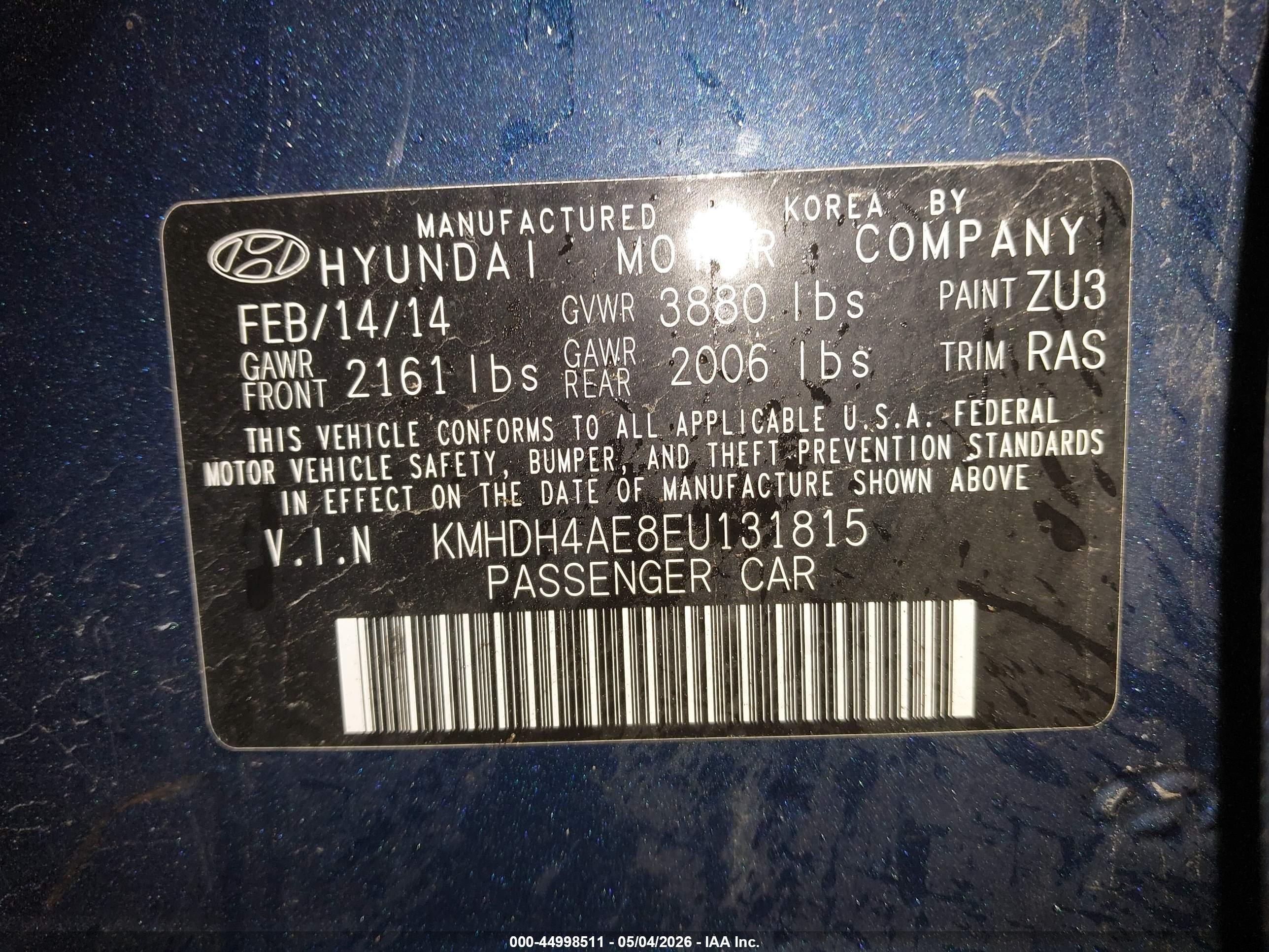 HYUNDAI ELANTRA image 9