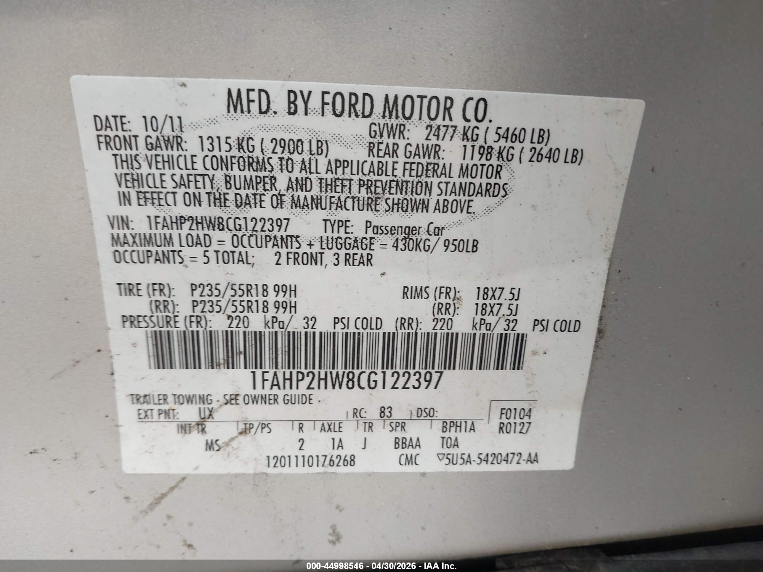 FORD TAURUS image 9