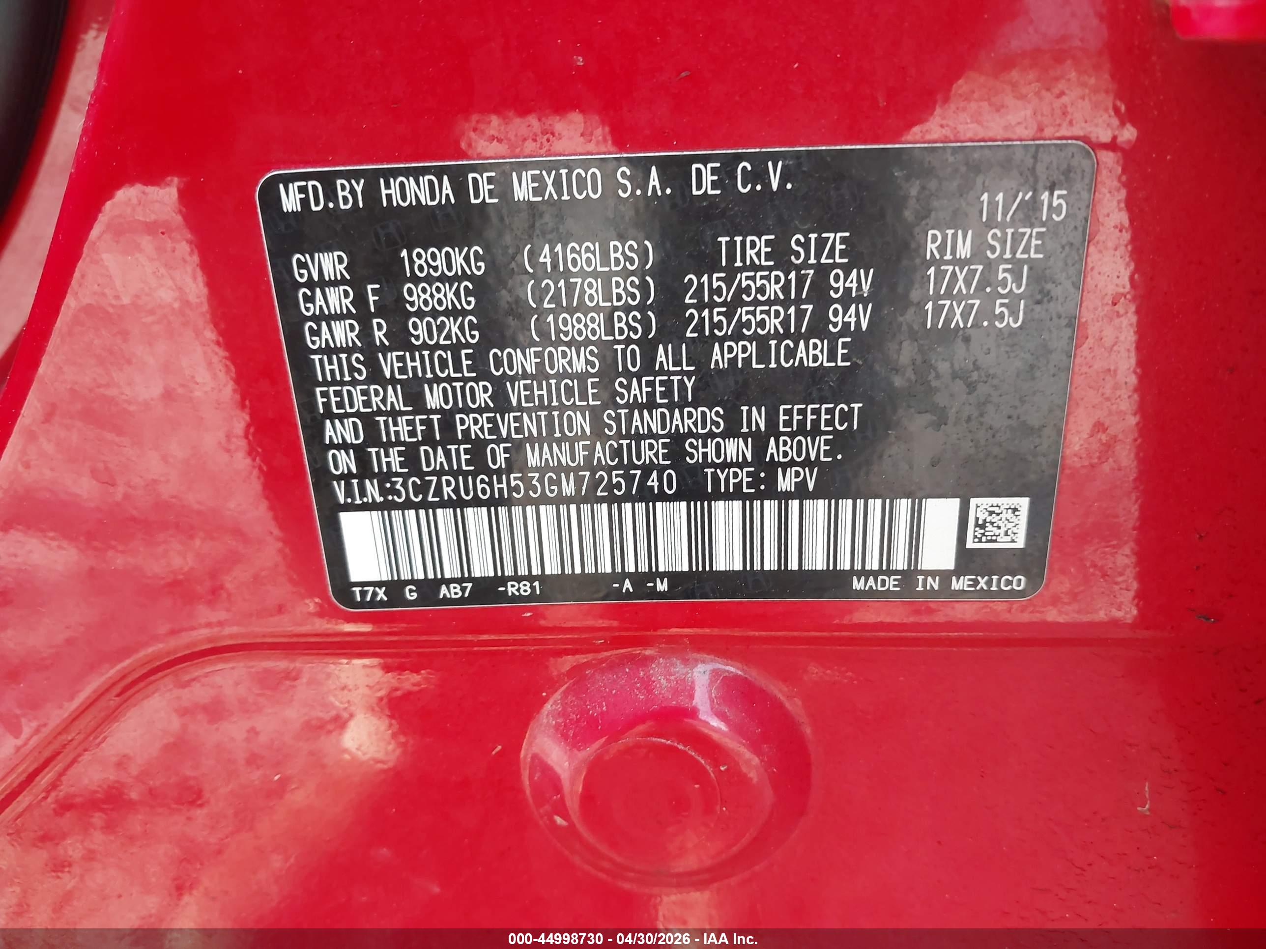 HONDA HR-V image 9