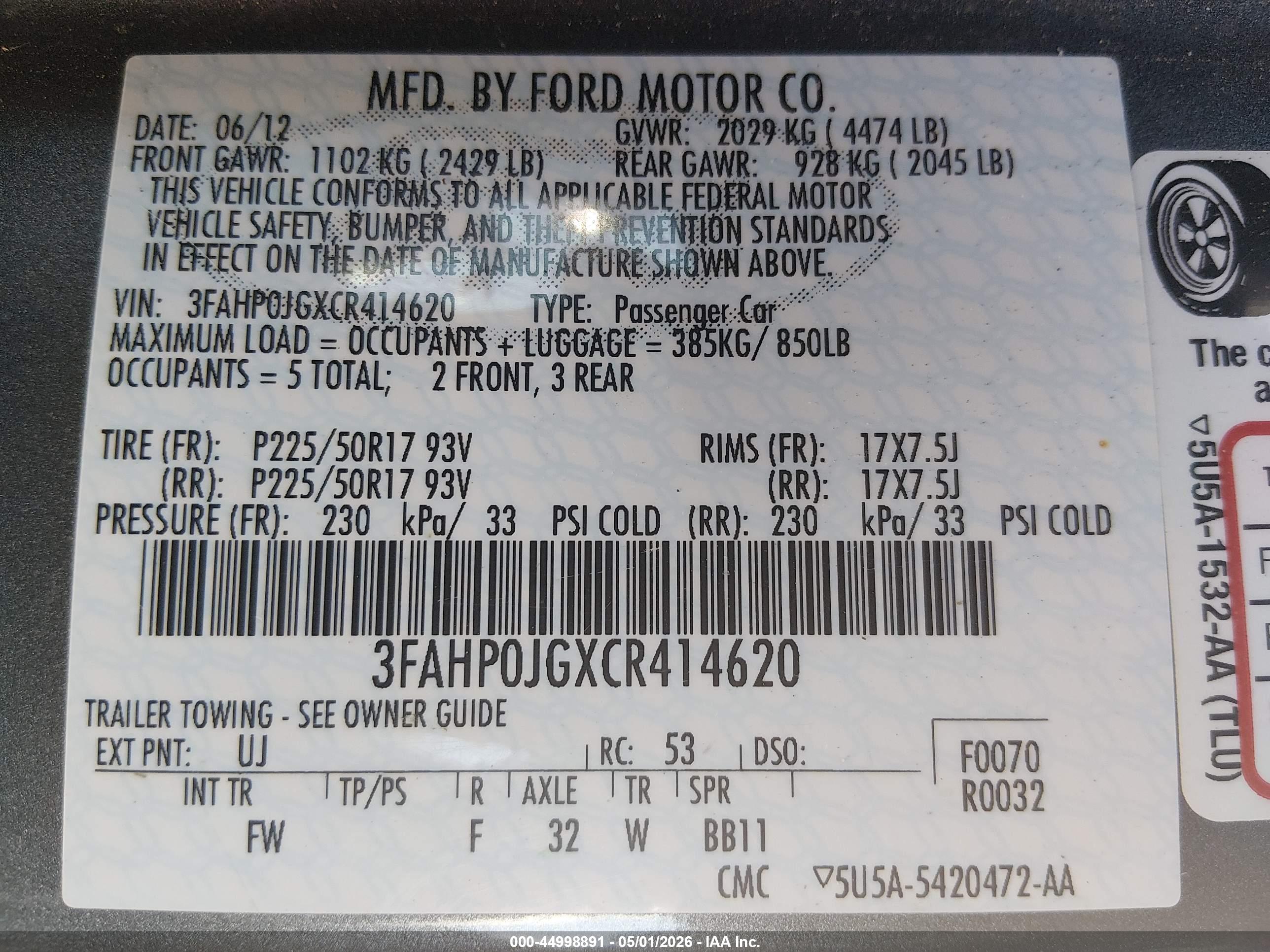 FORD FUSION image 9