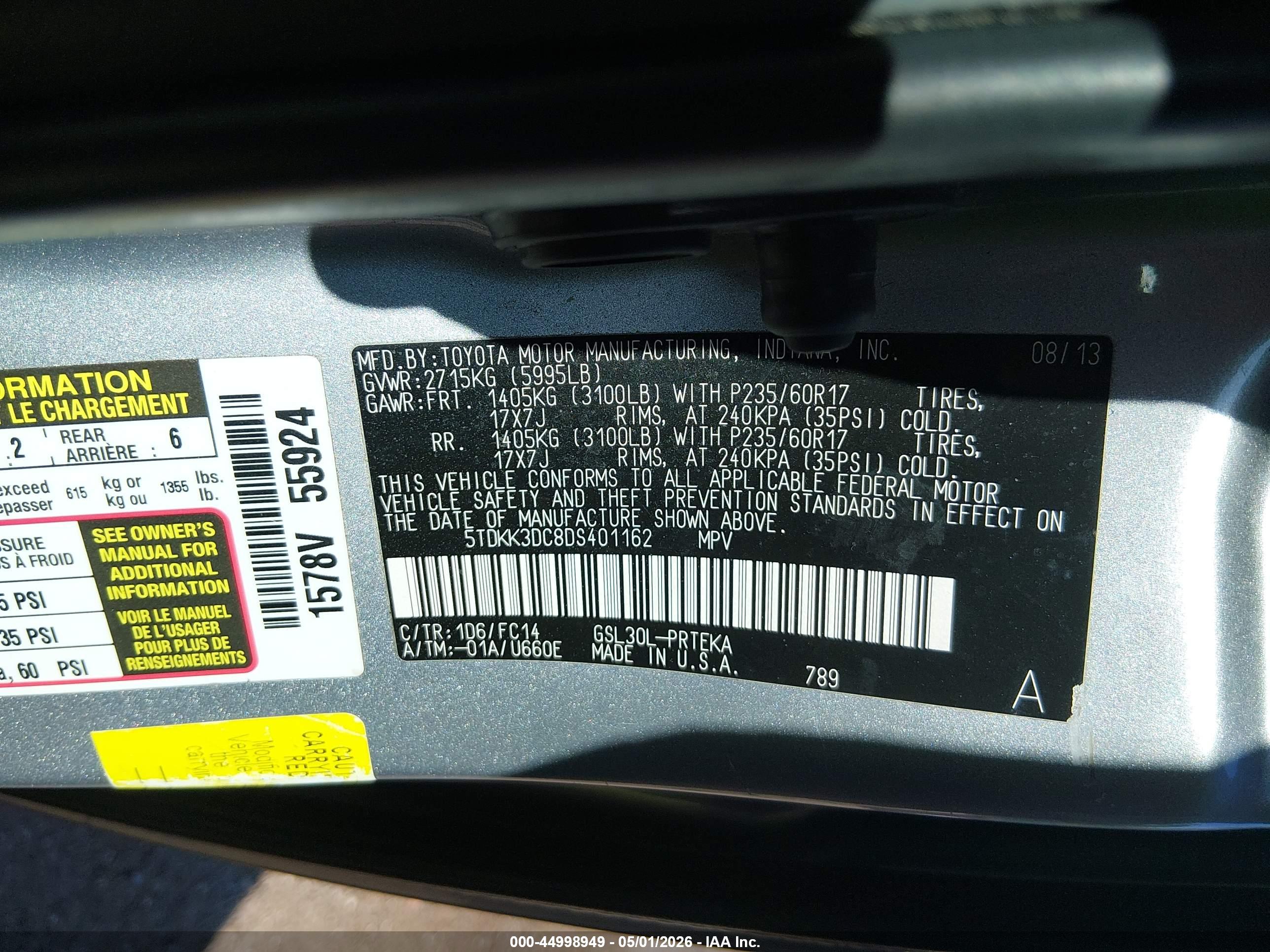 TOYOTA SIENNA image 9