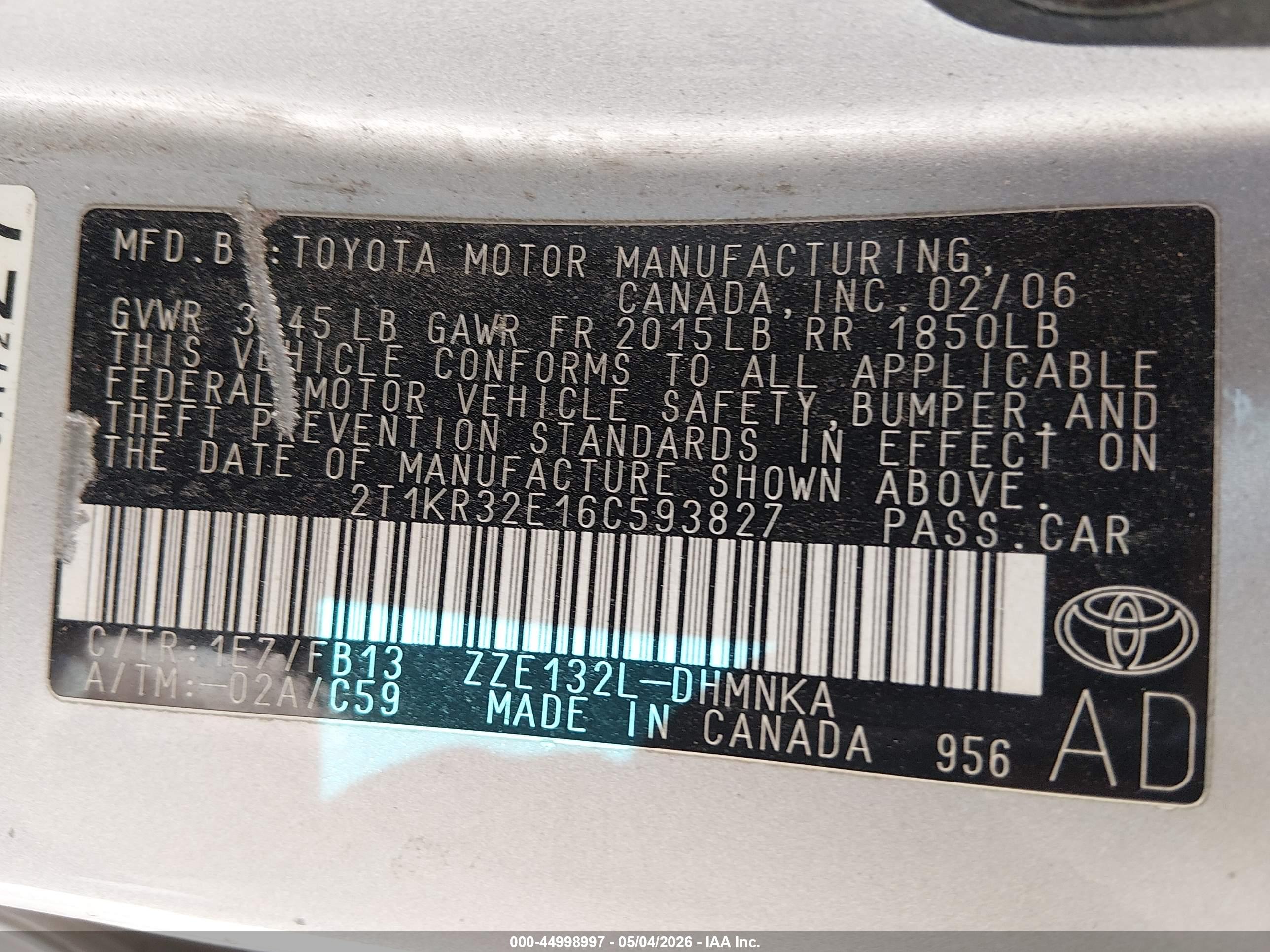 TOYOTA MATRIX image 9