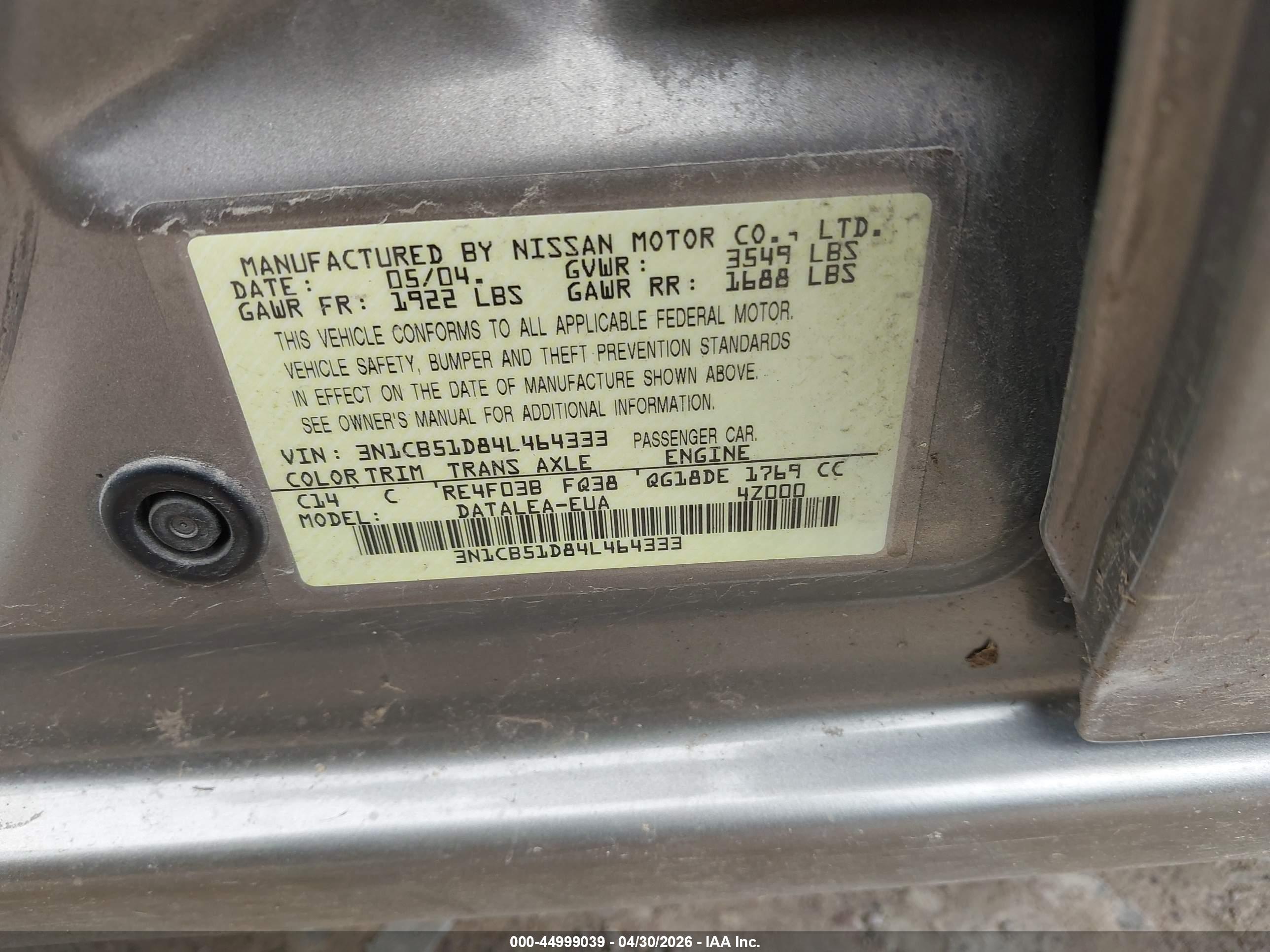 NISSAN SENTRA image 9