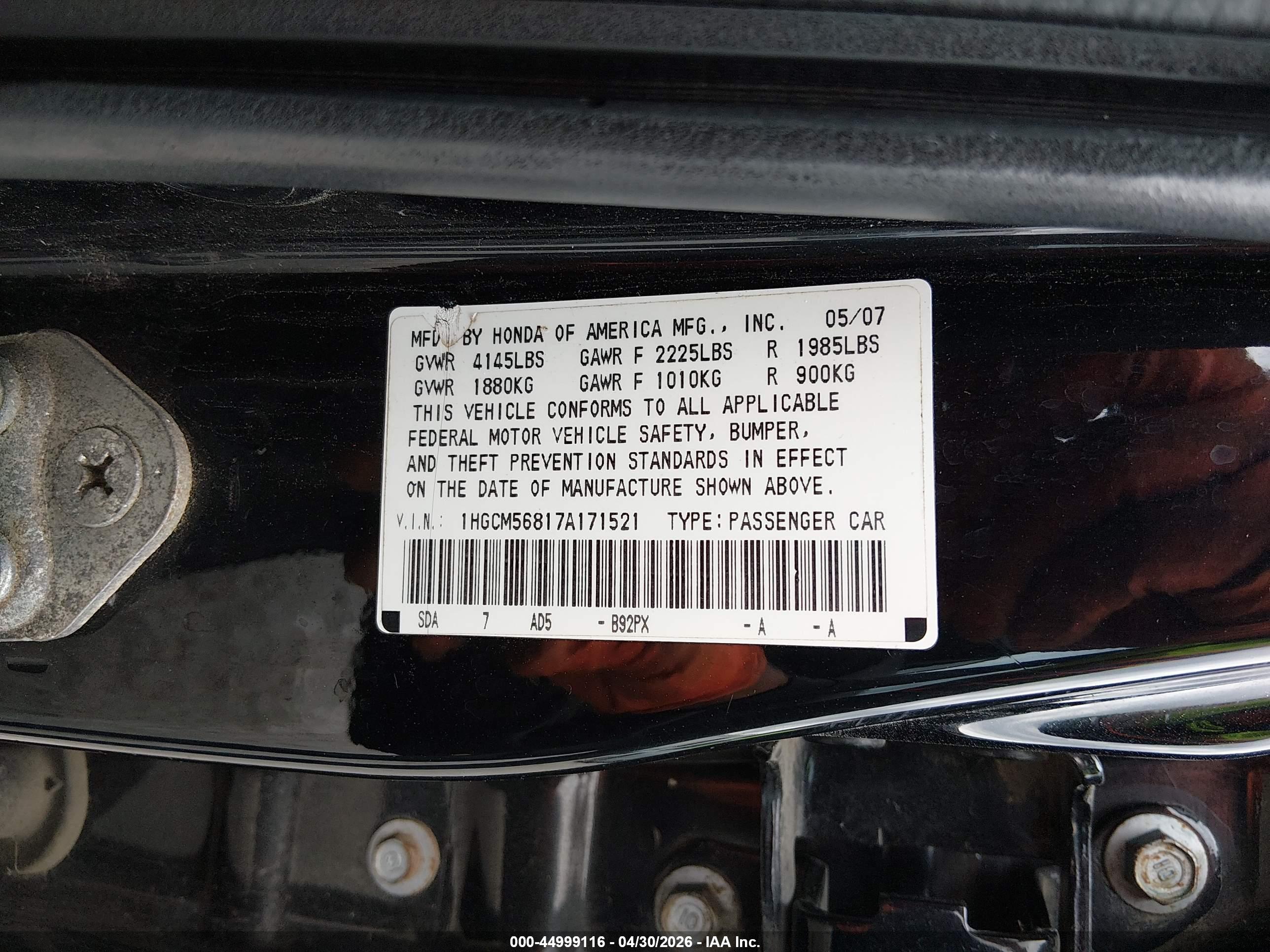 HONDA ACCORD image 9