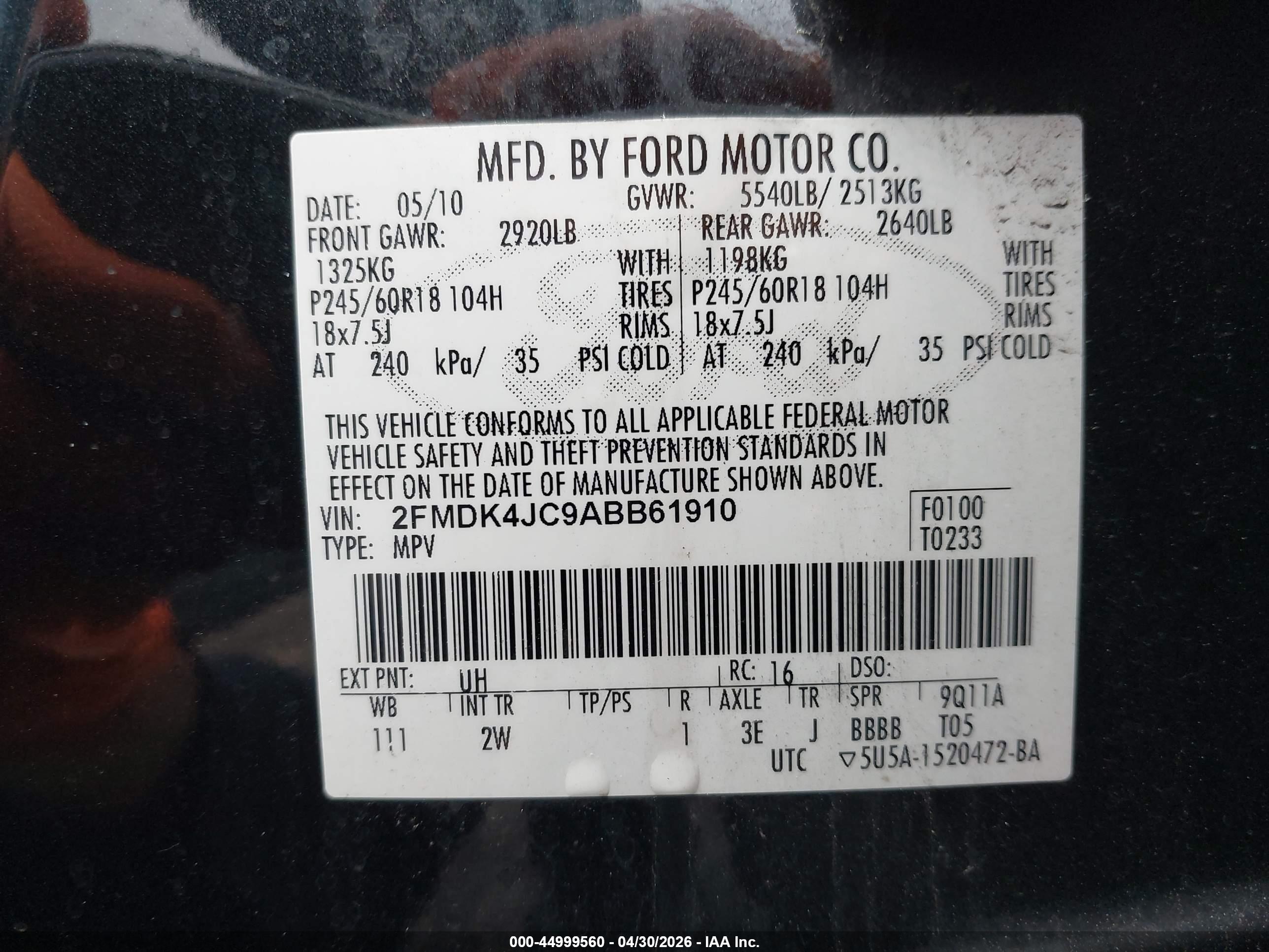 FORD EDGE image 9