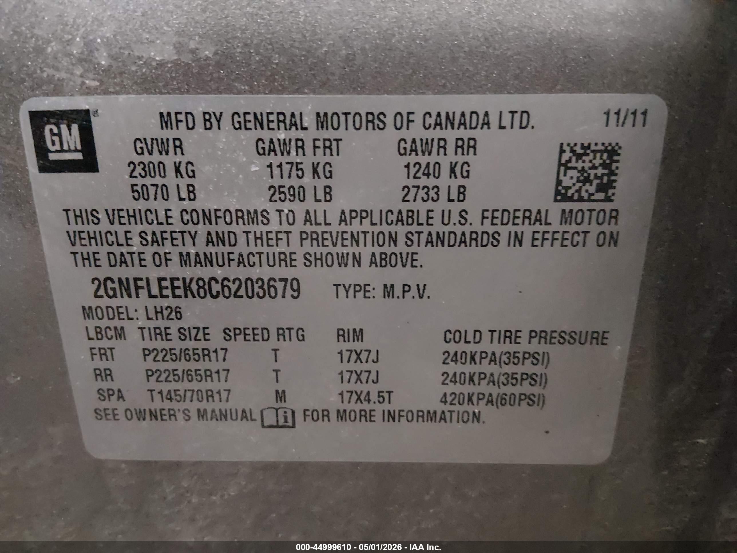 CHEVROLET EQUINOX image 9