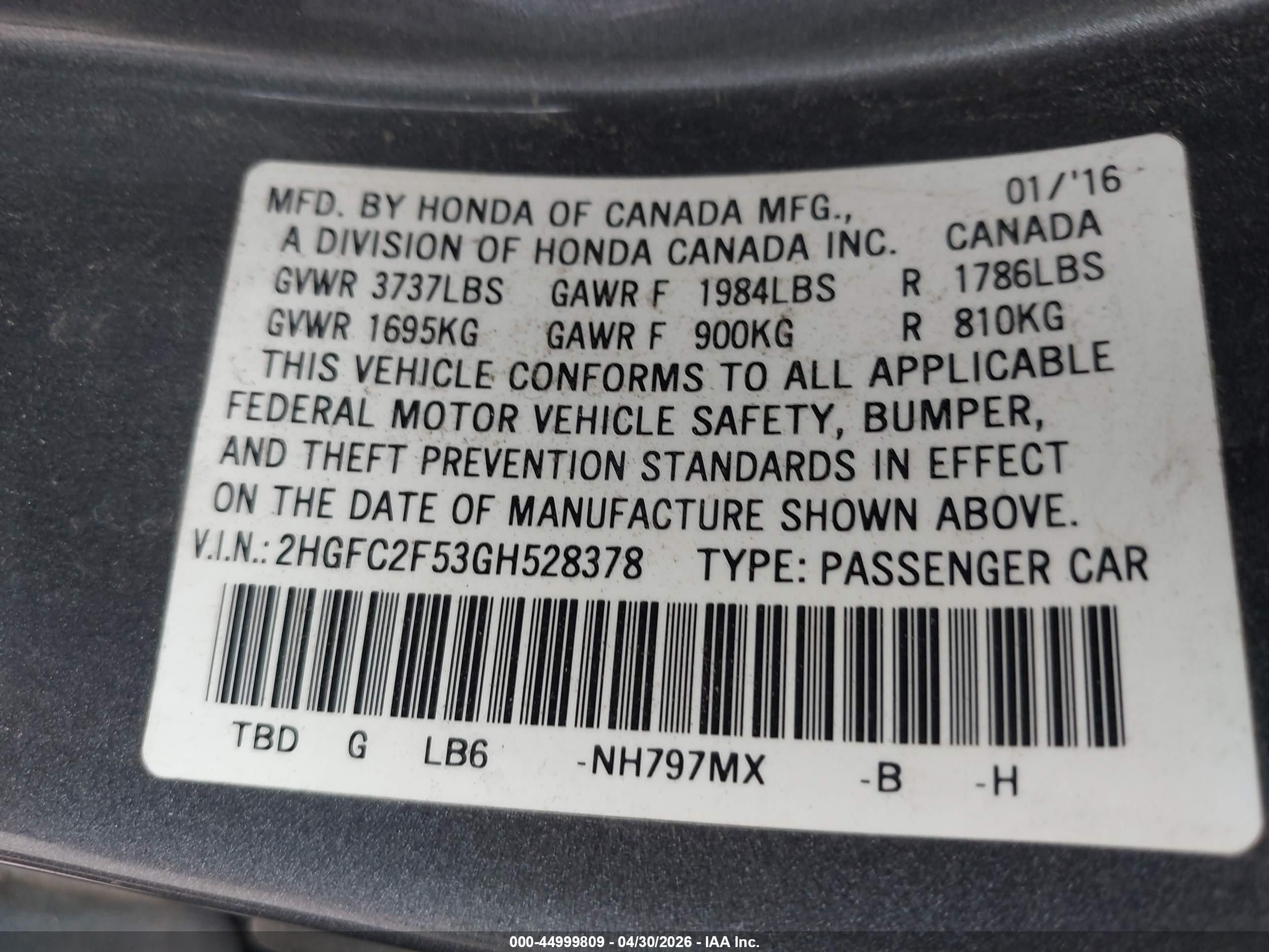 HONDA CIVIC image 9