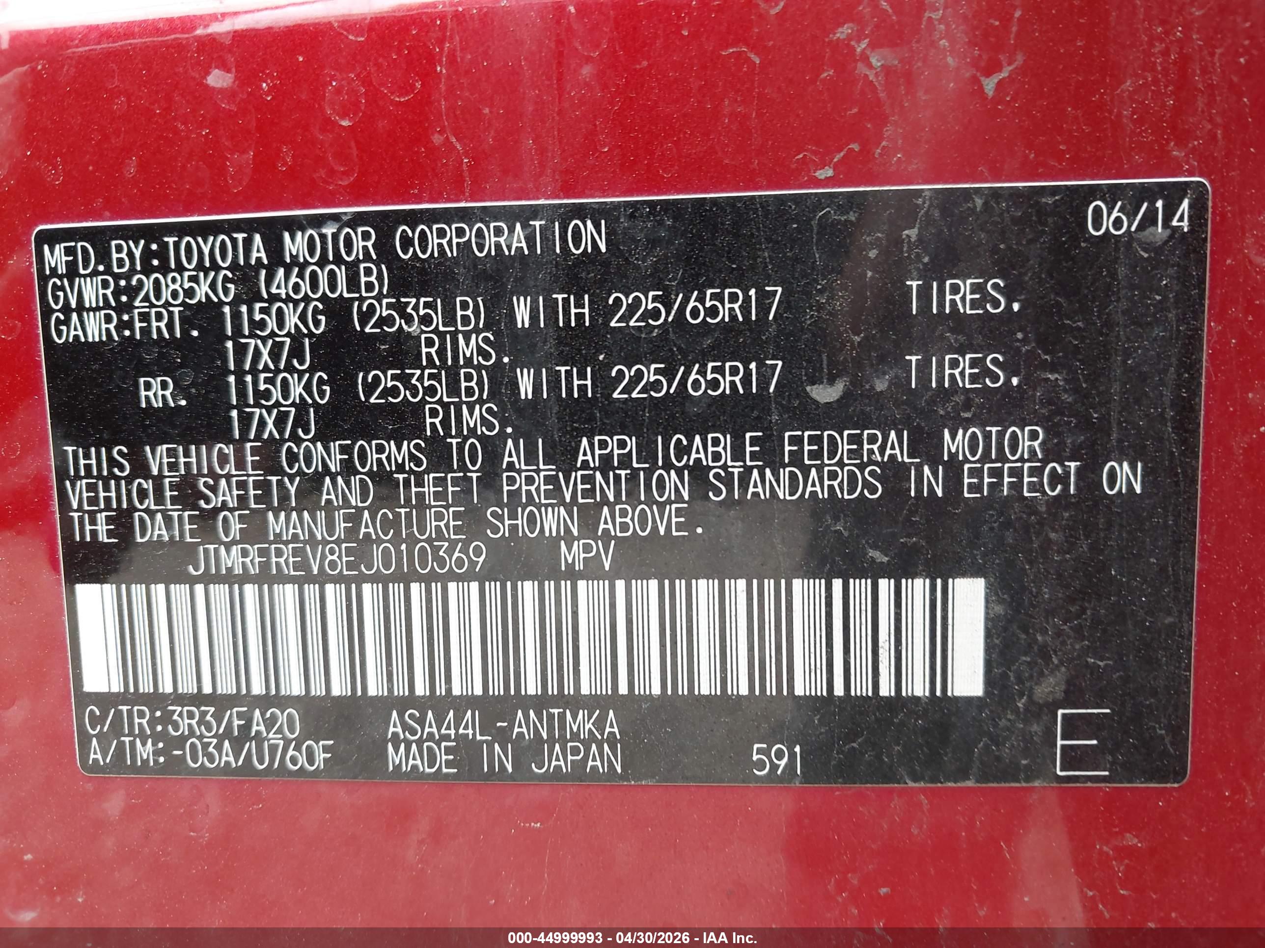 TOYOTA RAV4 image 9