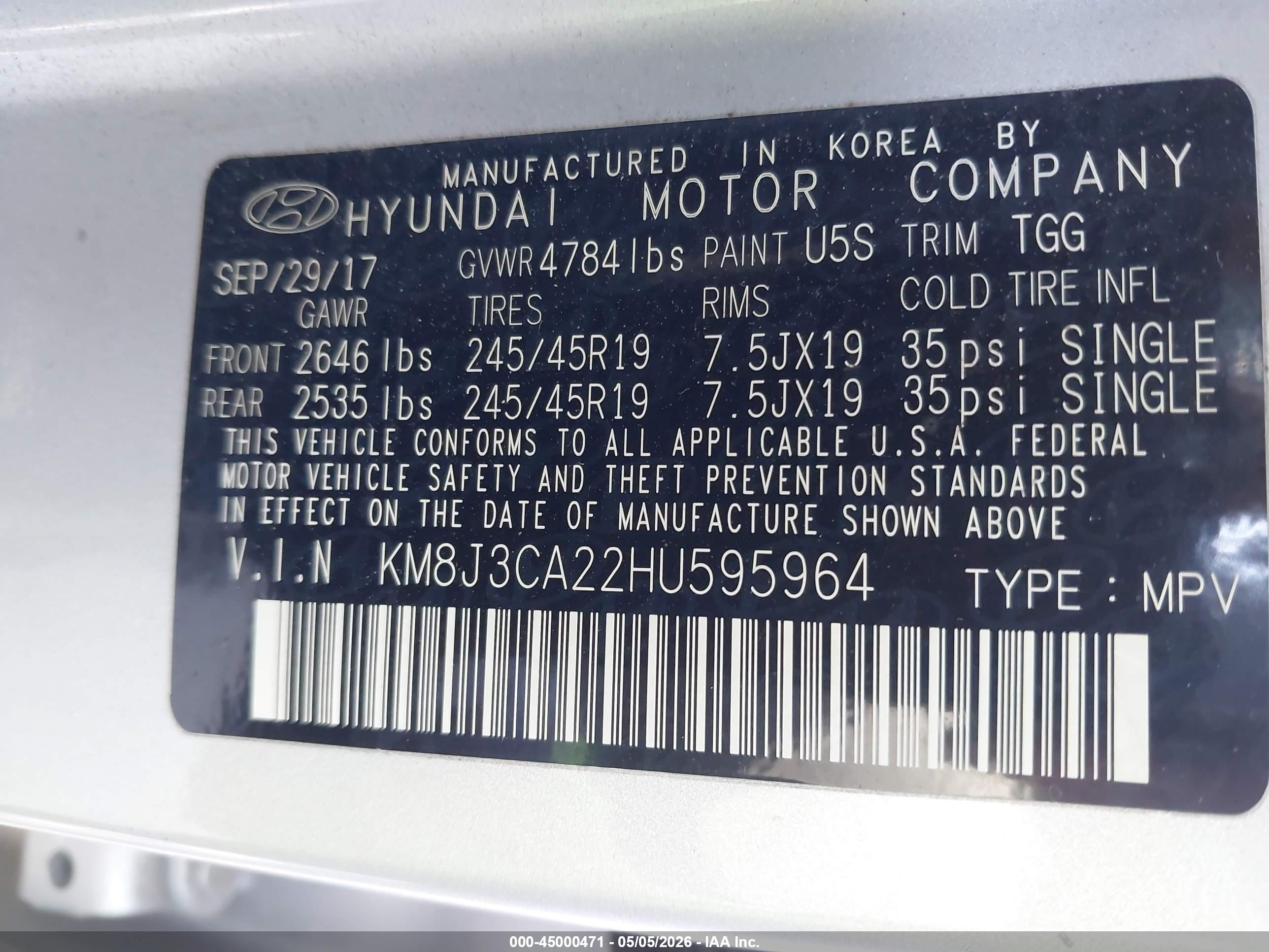 HYUNDAI TUCSON image 9