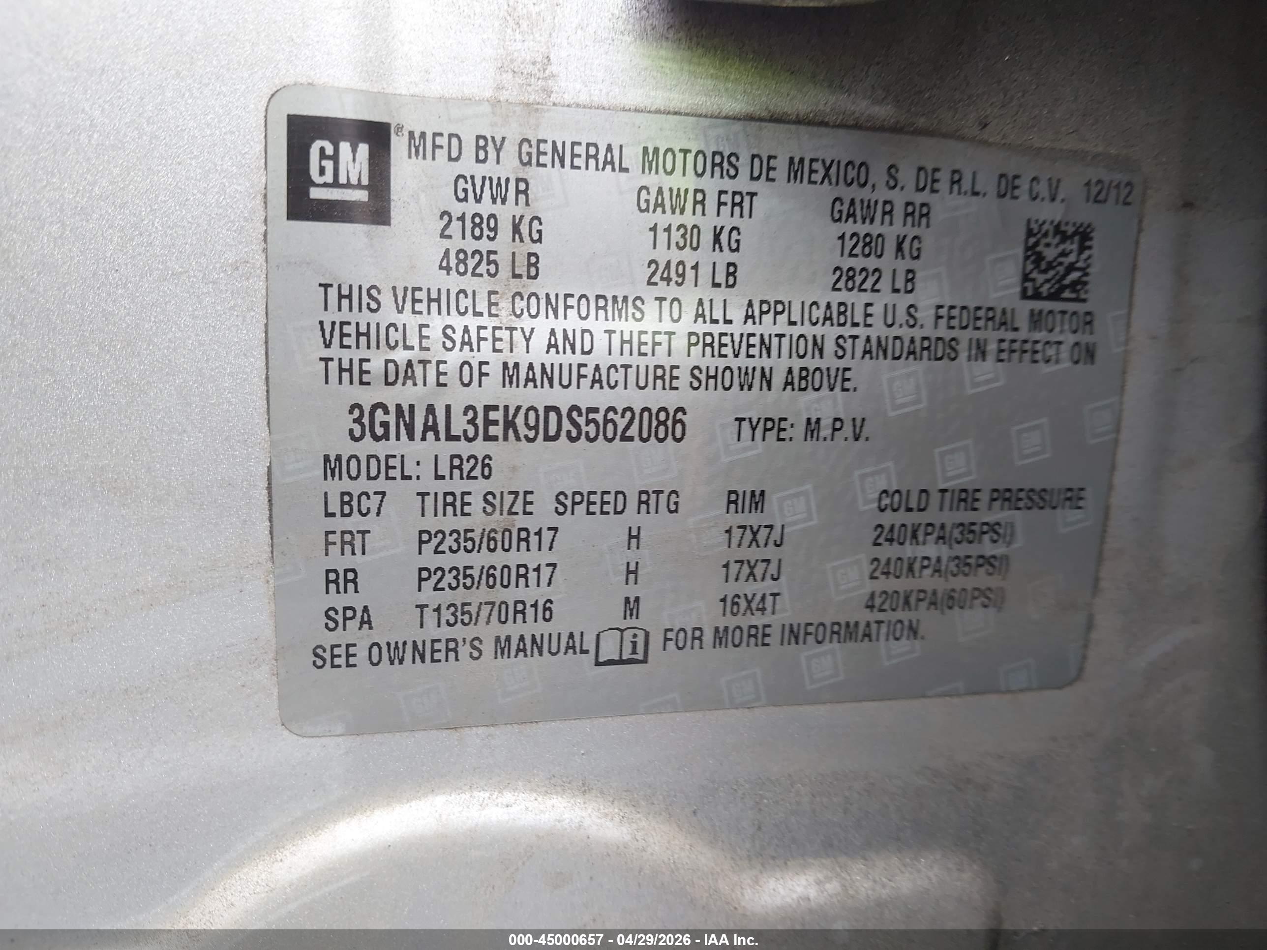 CHEVROLET CAPTIVA image 9