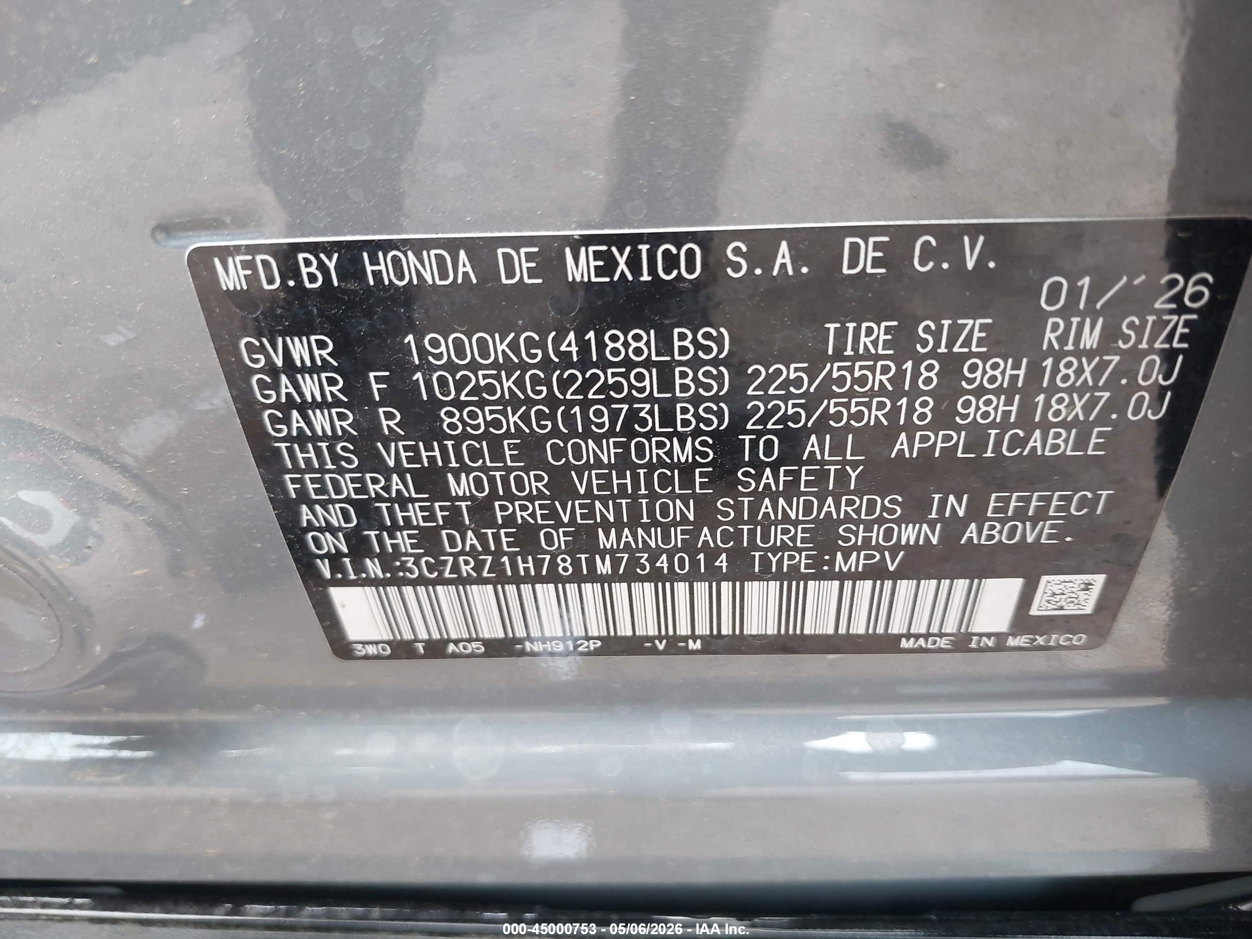 HONDA HR-V image 9