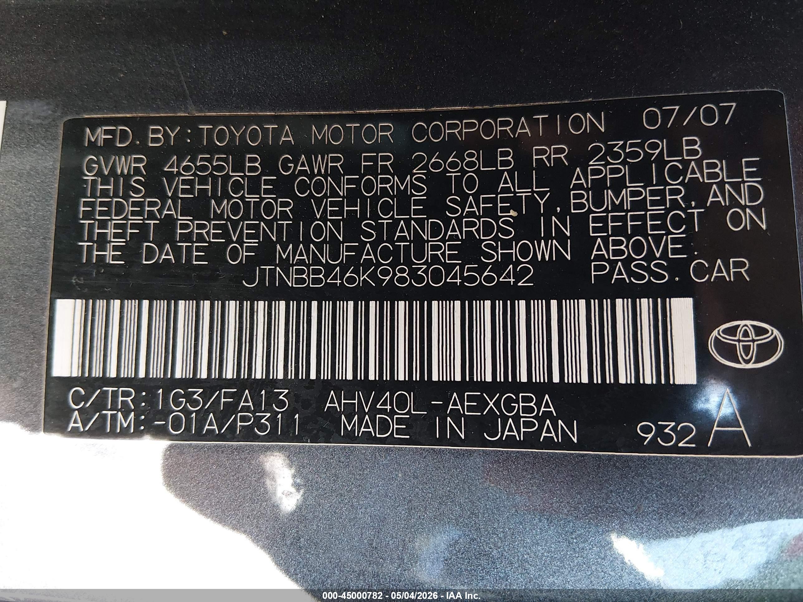 TOYOTA CAMRY image 9