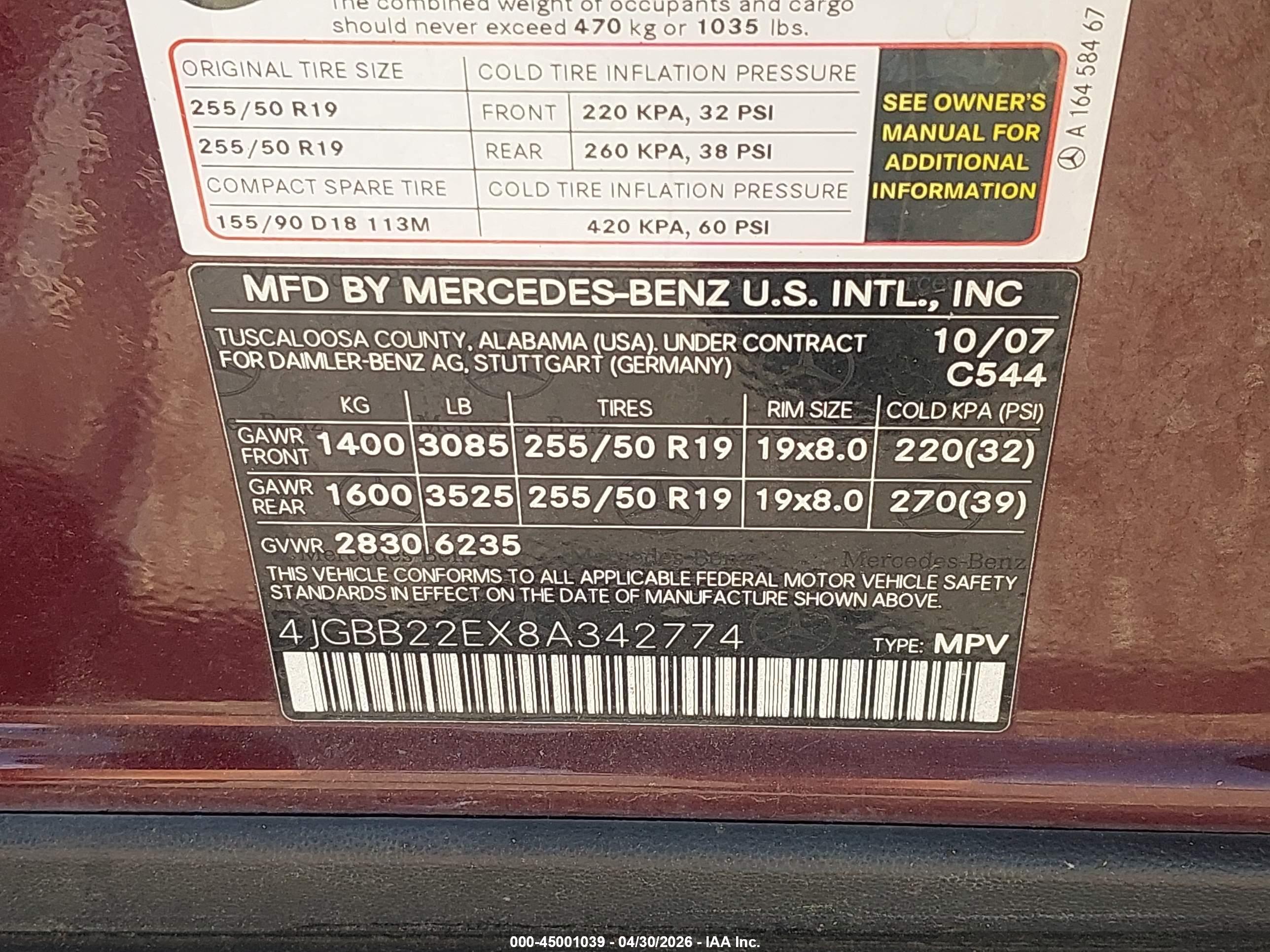 MERCEDES-BENZ ML image 9