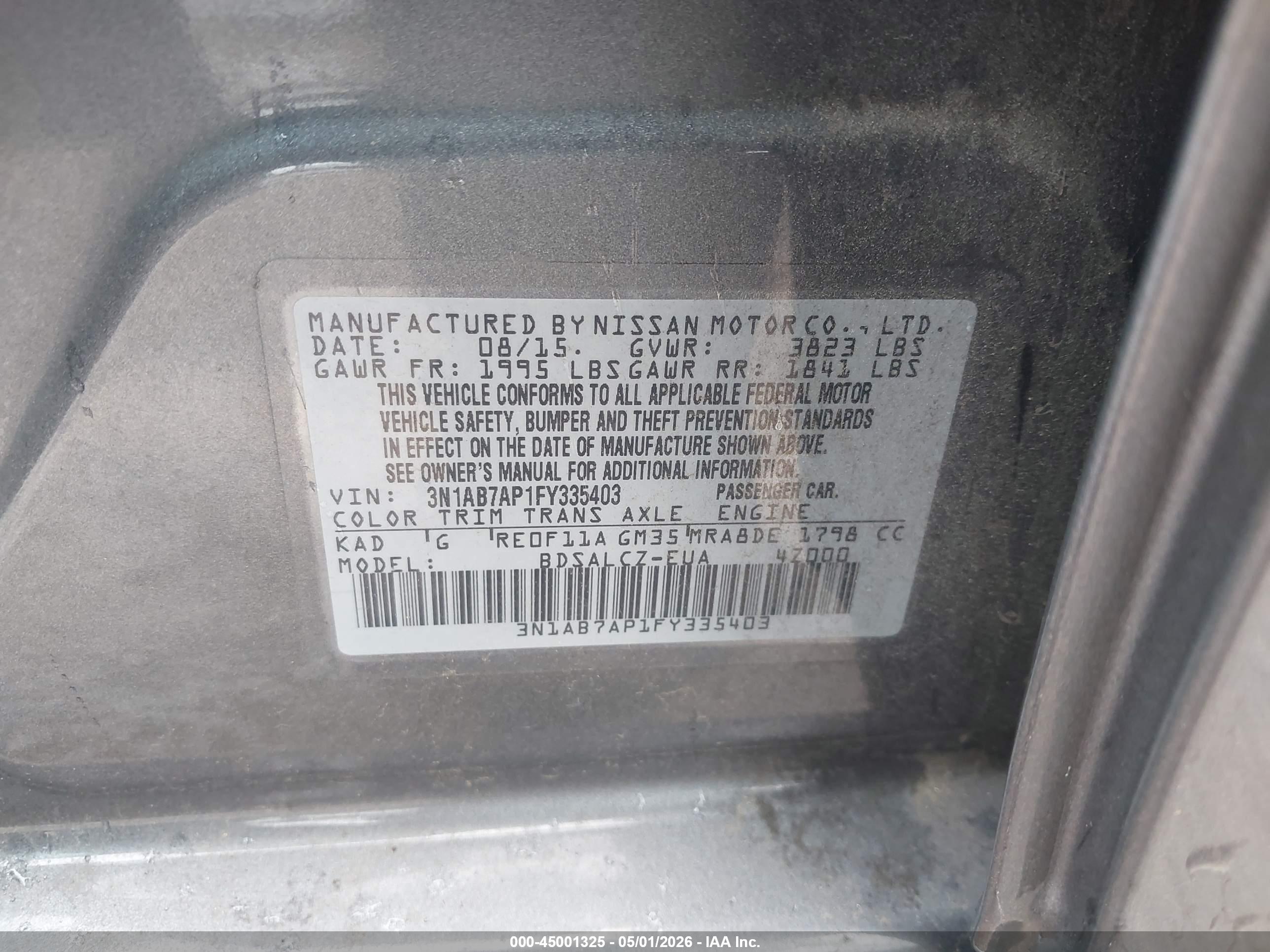 NISSAN SENTRA image 9