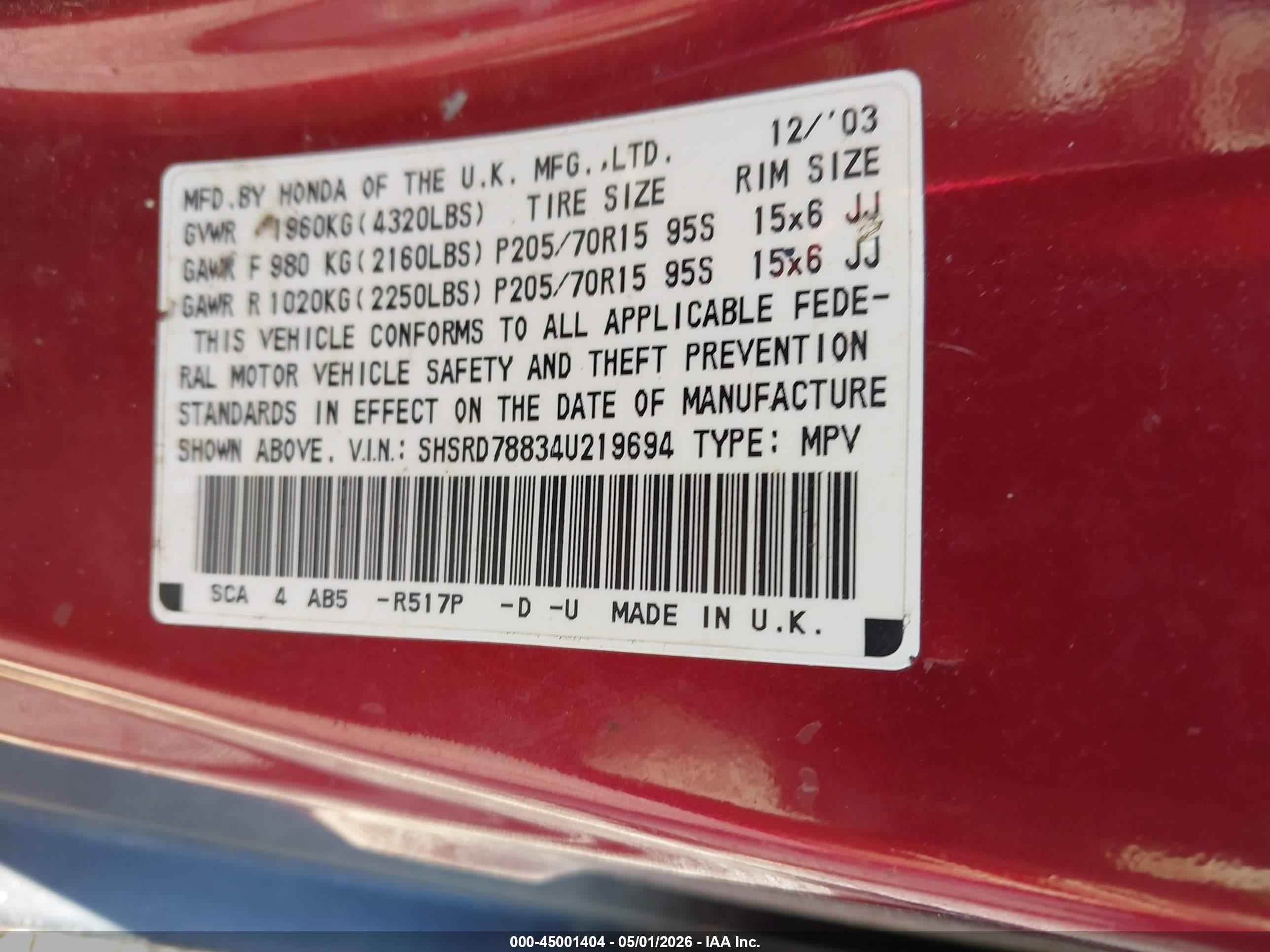 HONDA CR-V image 9