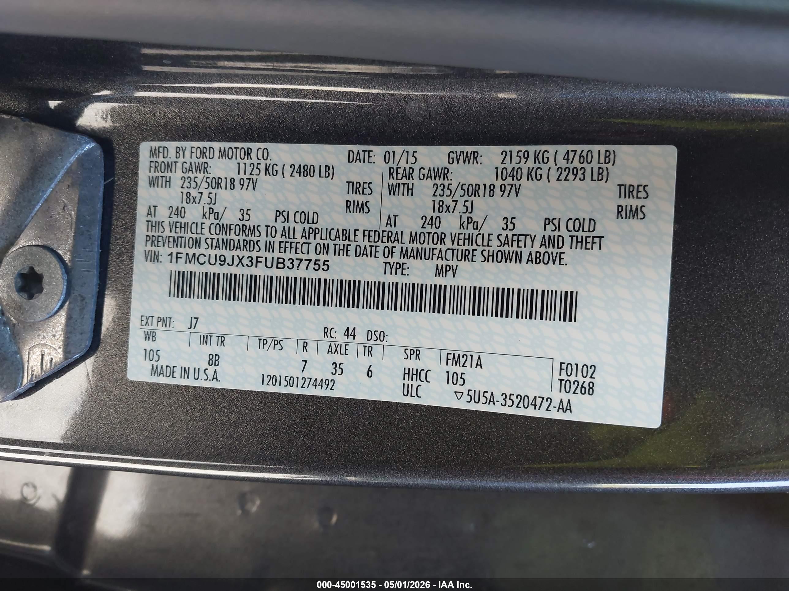 FORD ESCAPE image 9