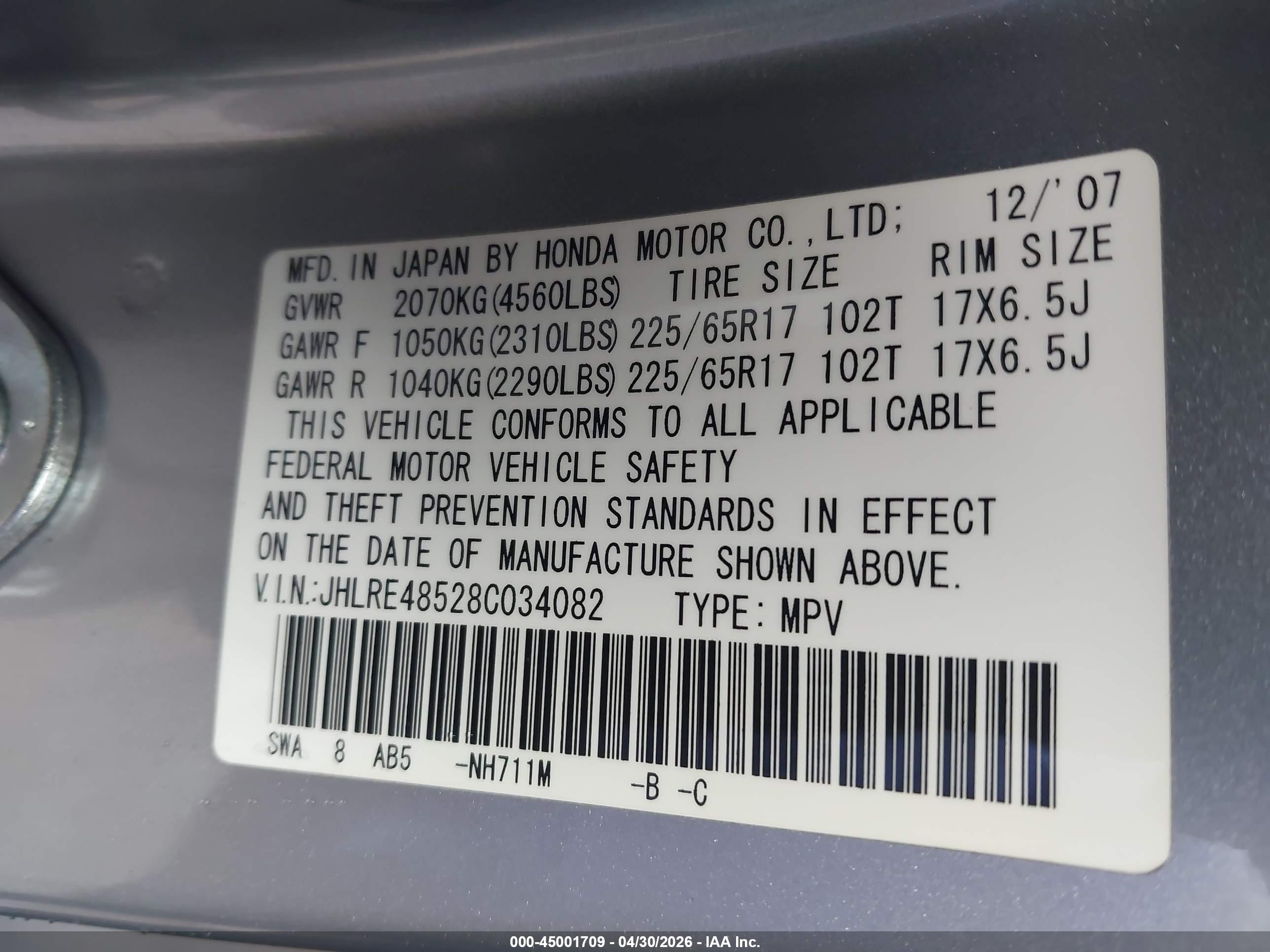 HONDA CR-V image 9